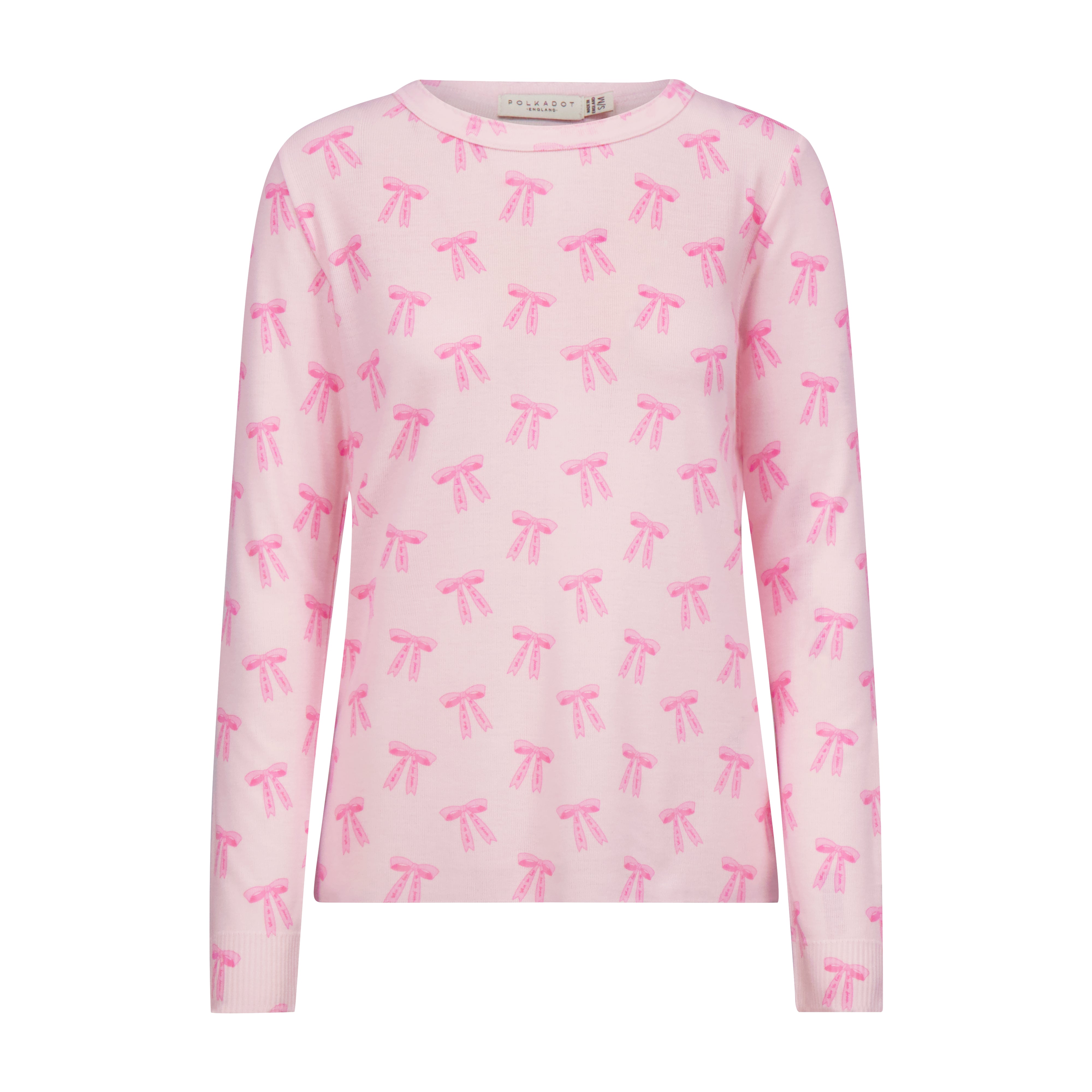 Girls Pink Forever Love Bow Print -on Sale