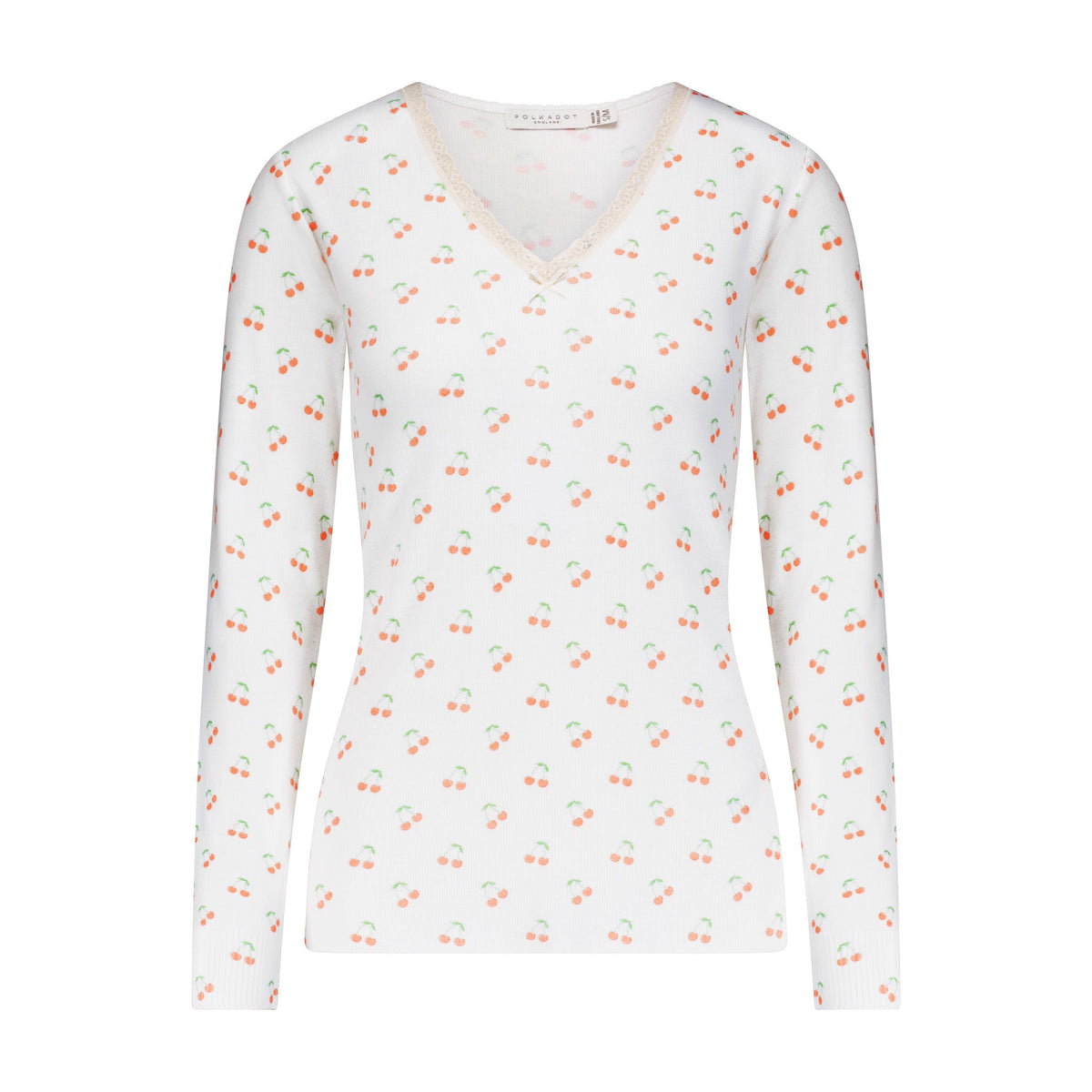 Pauline V Slouchy - Cherry Print