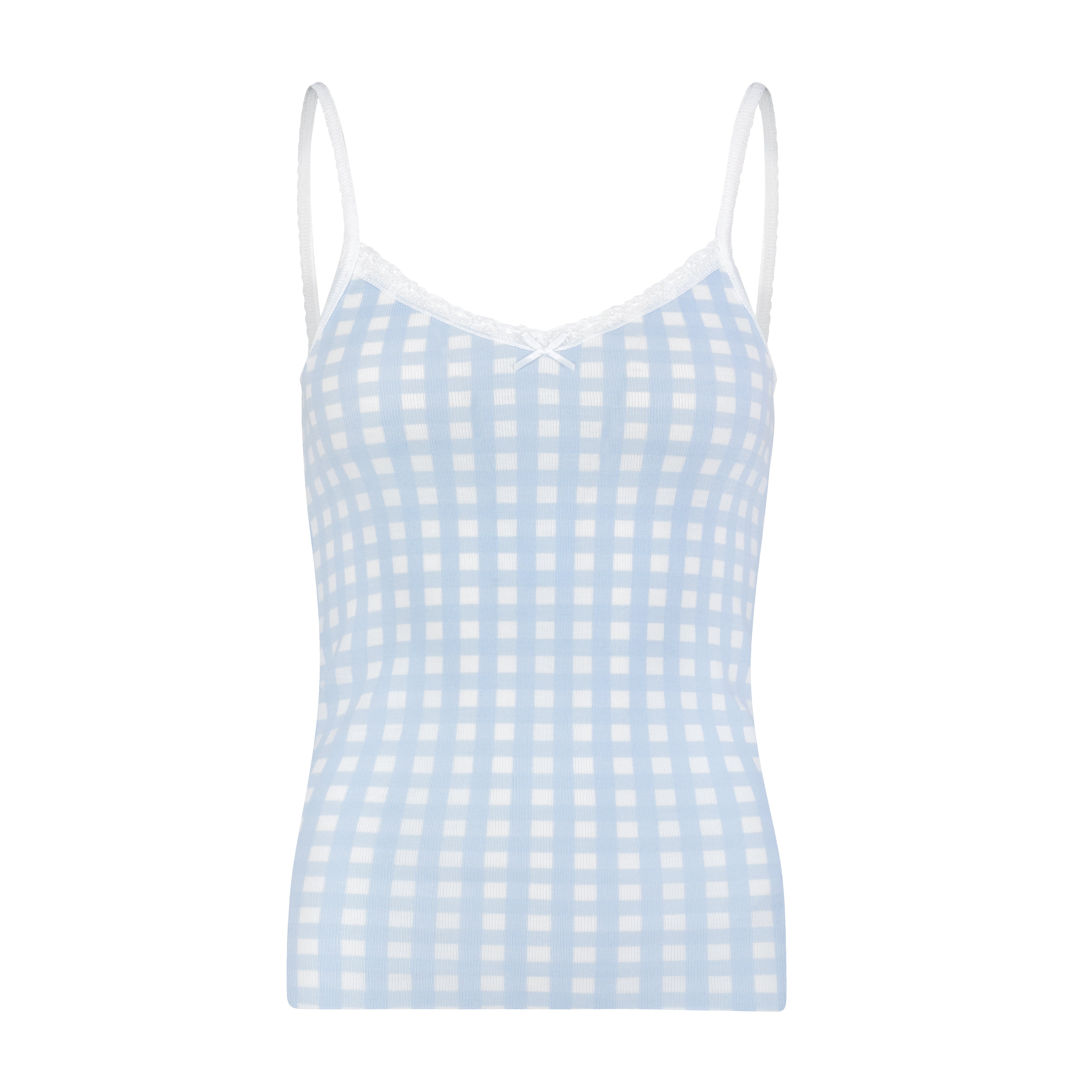 Patti Cami - Blue Gingham Print