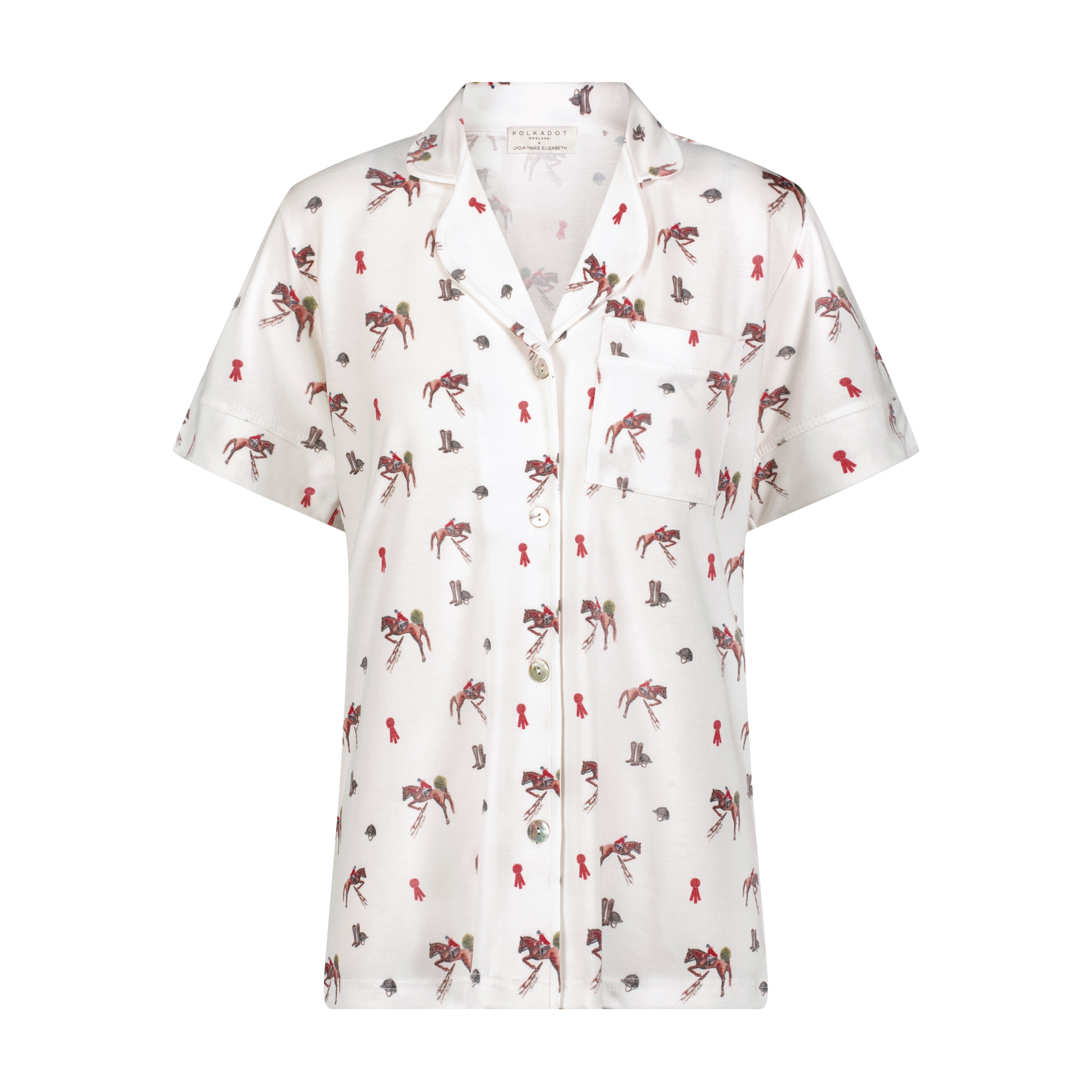 Harry Pajama Set - Vintage Equestrian Print