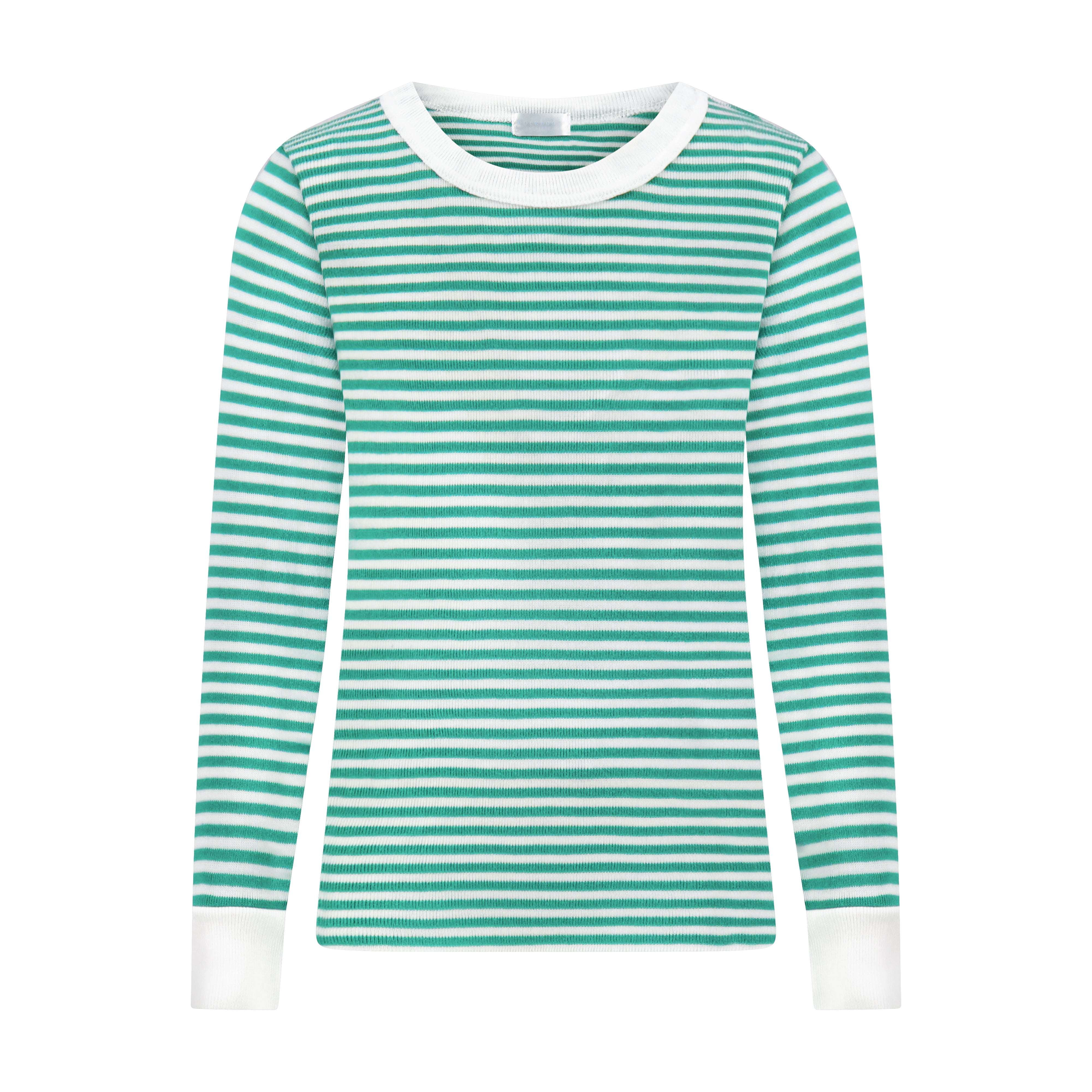 Boys Henry Classic Set Crew LS & Pant - Green Sailor Stripe