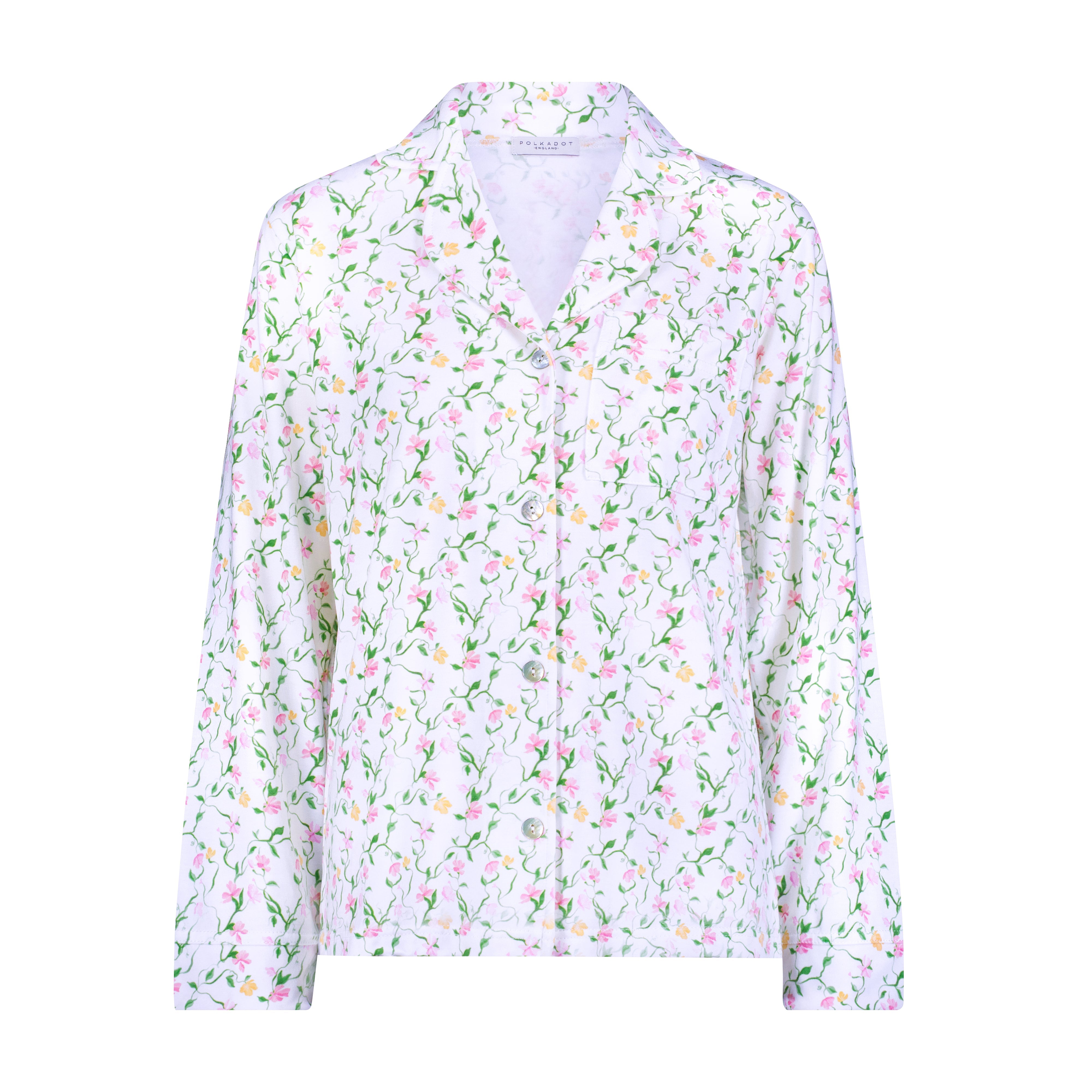 Charley Pajama Set - Sweet Pea Print -with XL