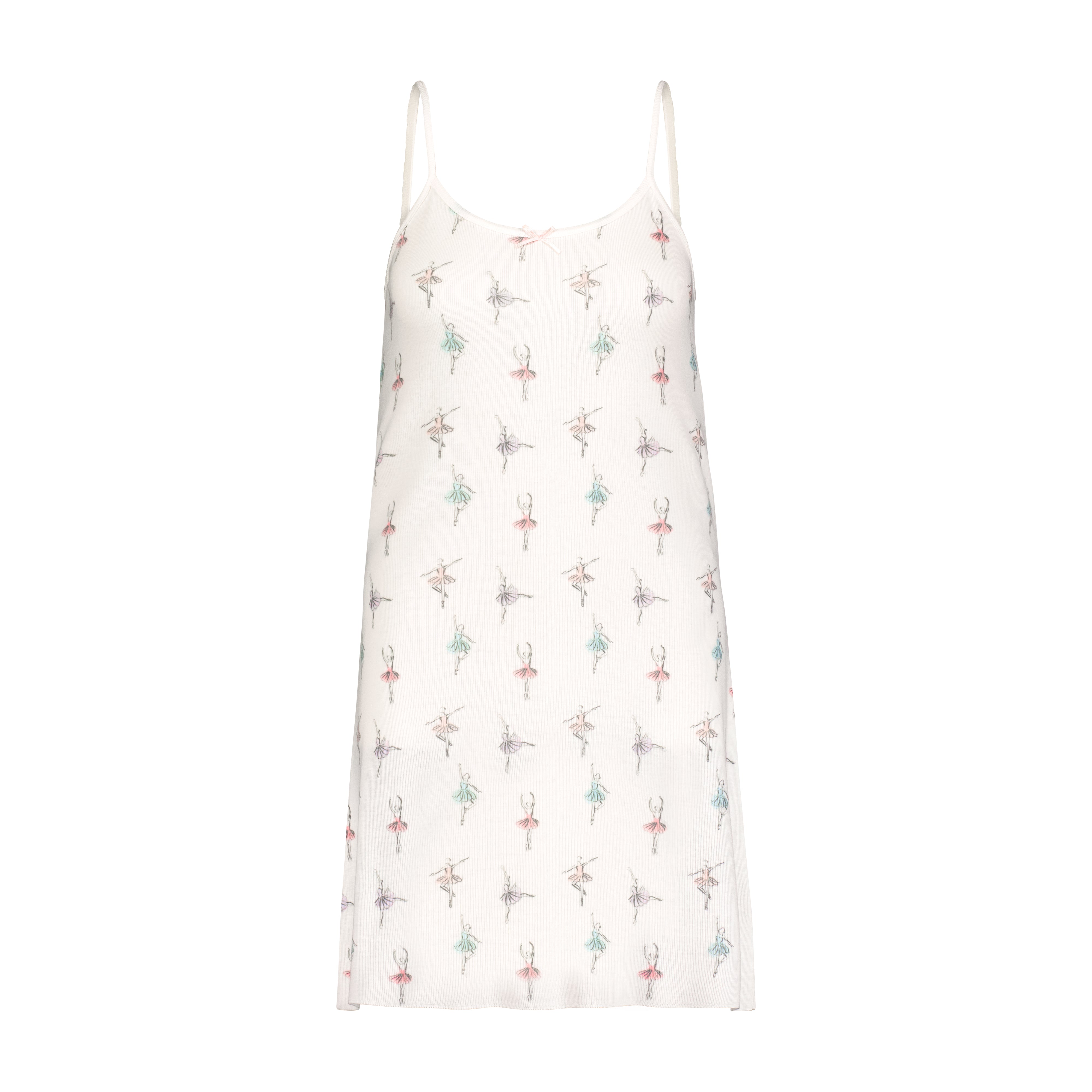 Scoop A Line Gown - Ballet Dancer Print