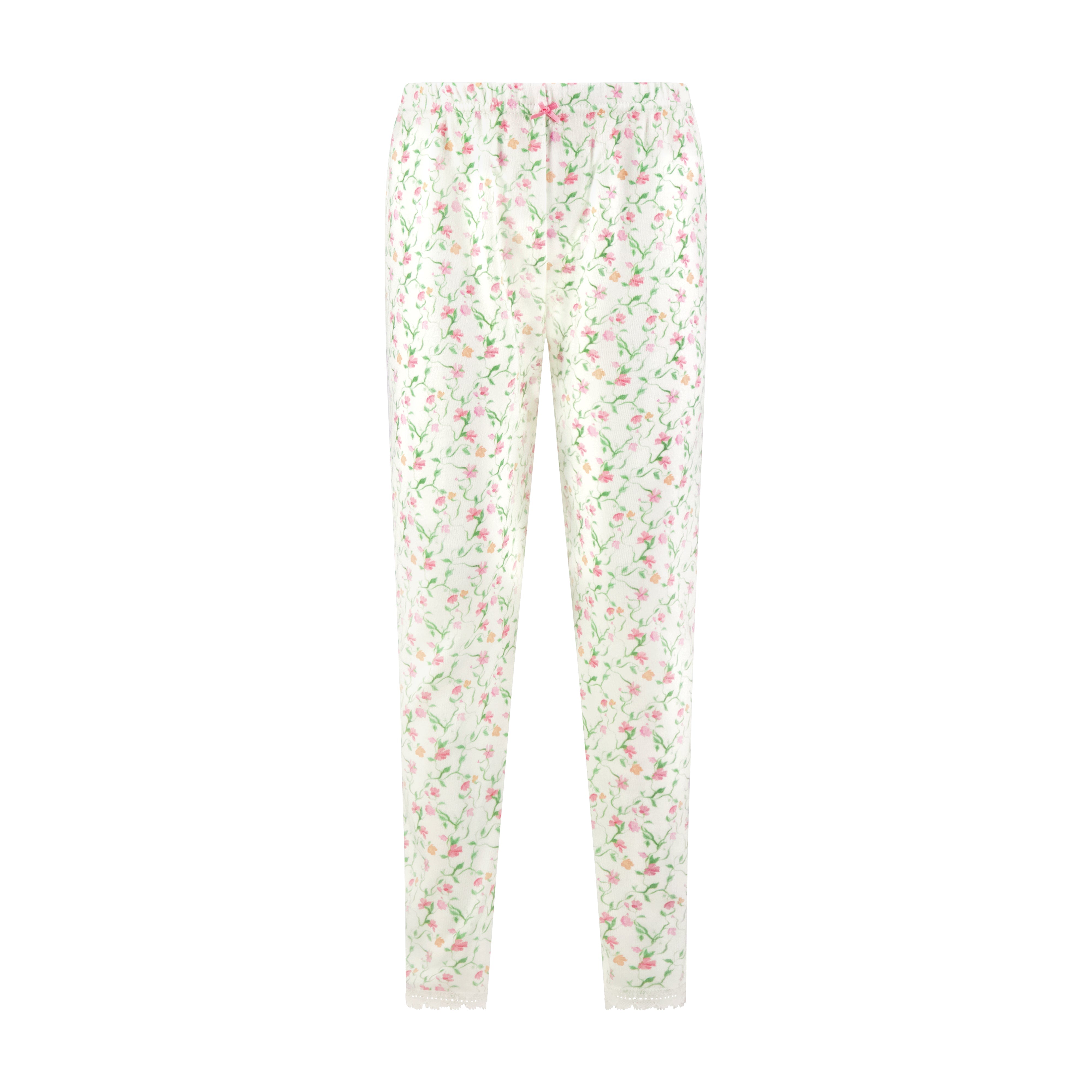 Girls Classic Set Crew LS & Pant - Sweet Pea Print