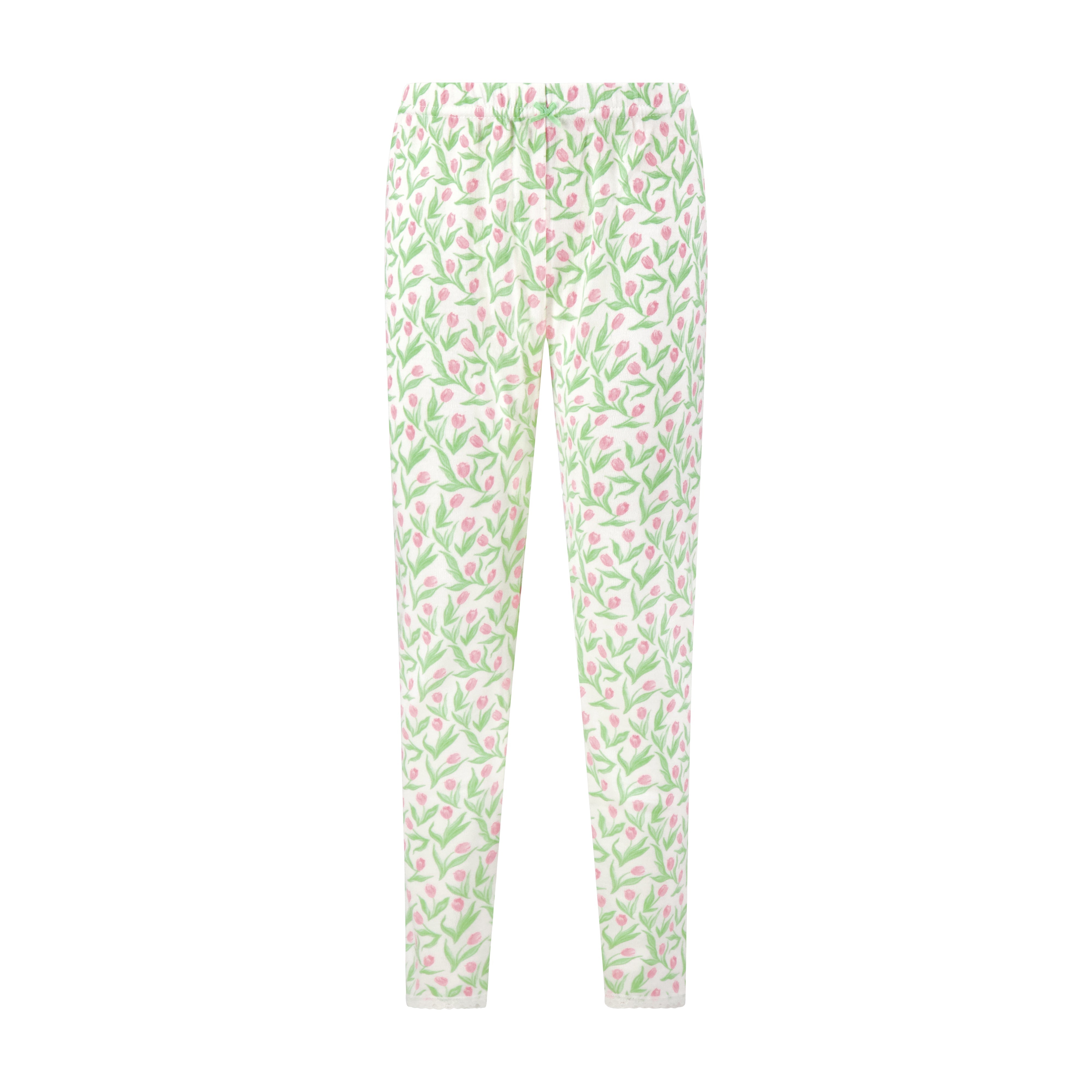 Girls Classic Set Crew LS & Pant - Tulip Print