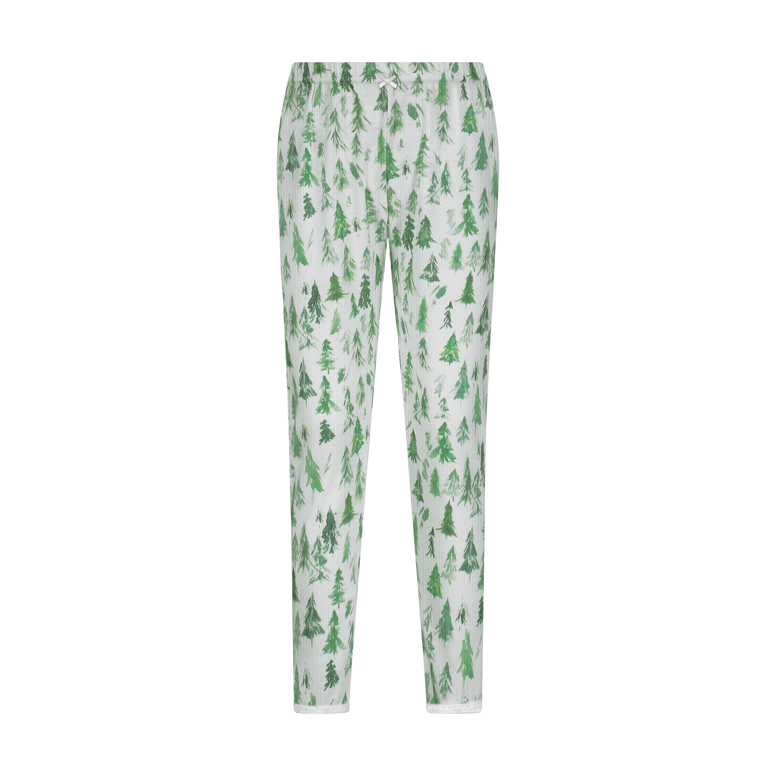 Girls & Baby Set Crew LS & Pant - Fir Tree Print