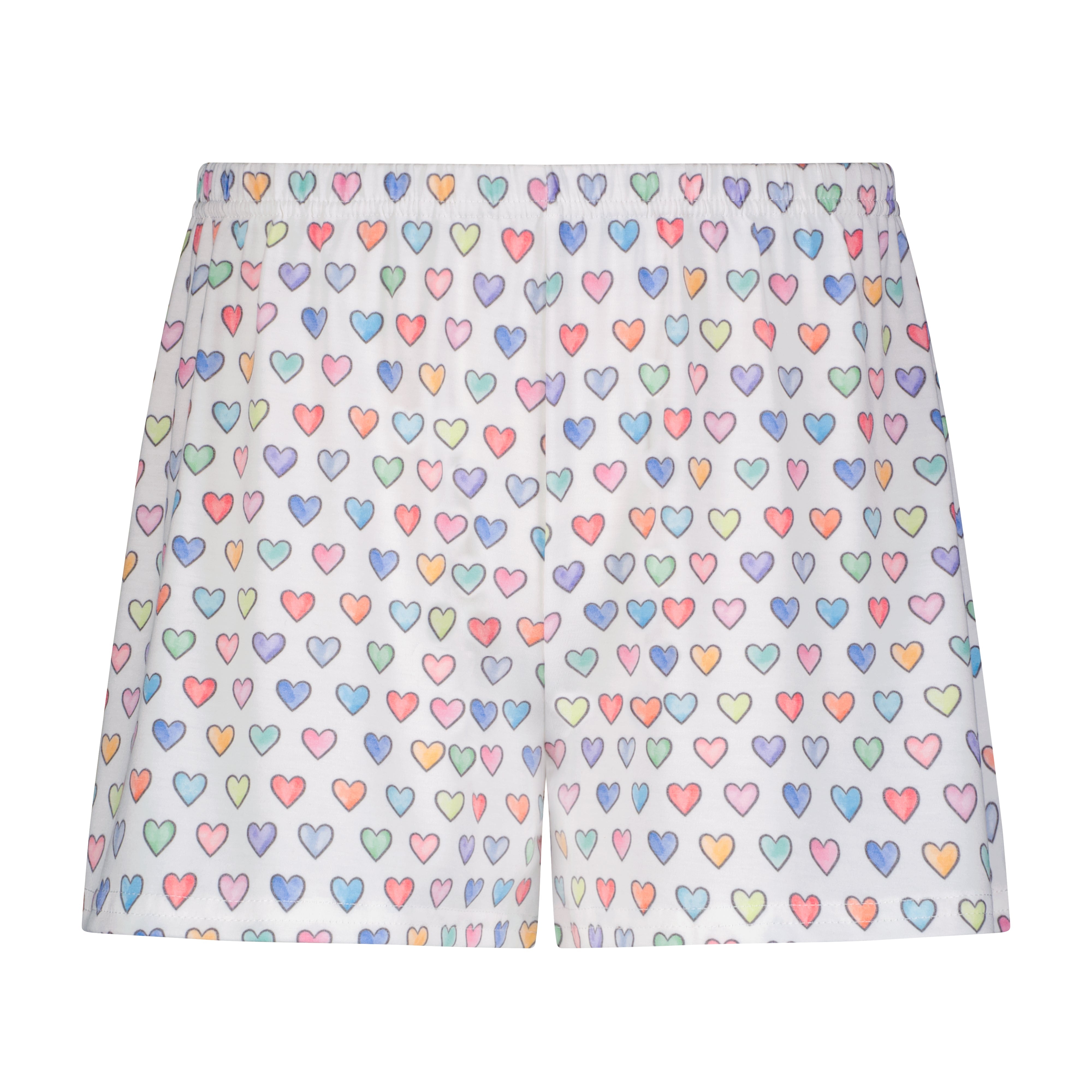 Harry Pajama Set - Rainbow Hearts Print