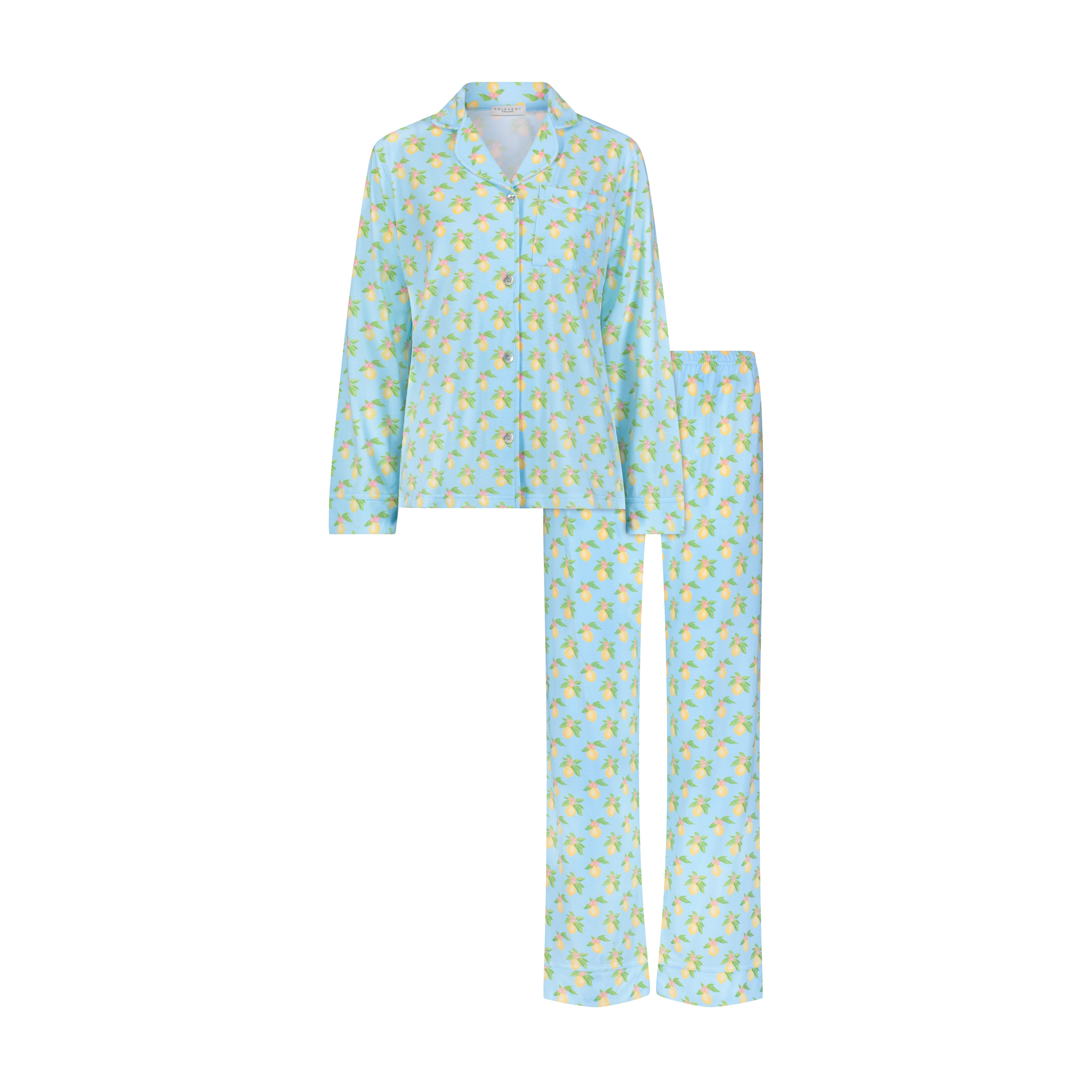 Charley Pajama Set - Lemon Print