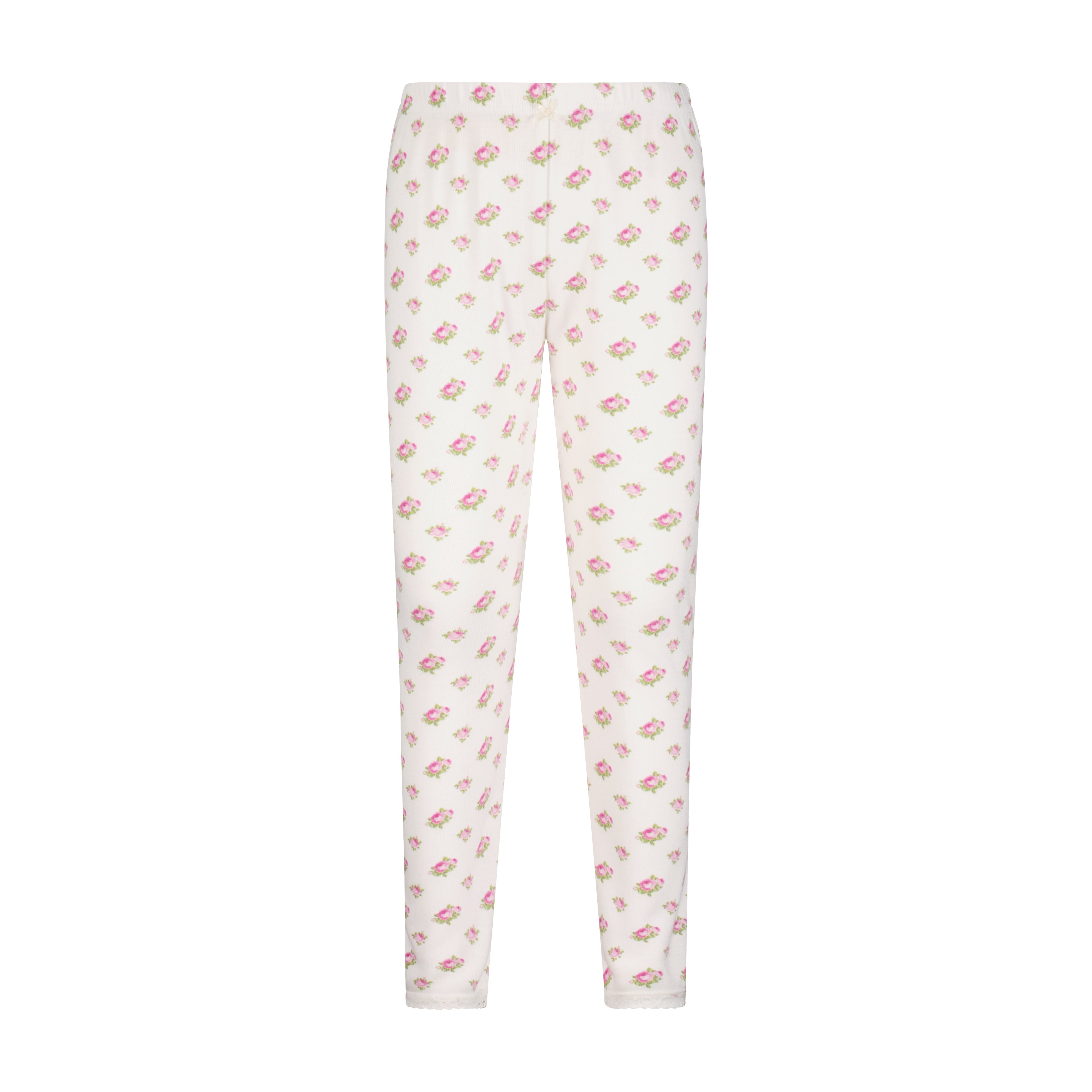 Girls & Baby Pant - Cream Vintage Ditsy Rose Print