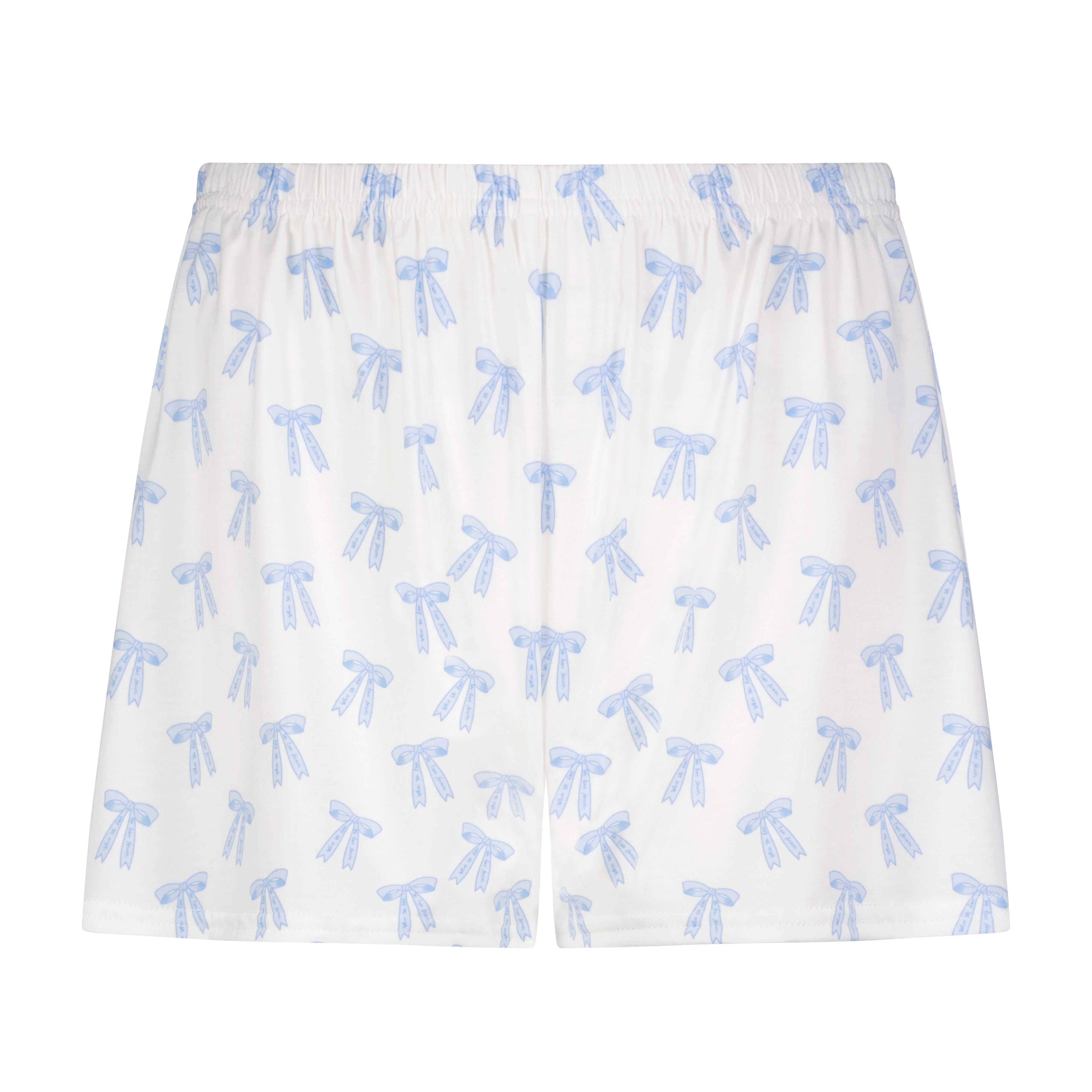 Harry Pajama Set - Blue Forever Love Bow Print