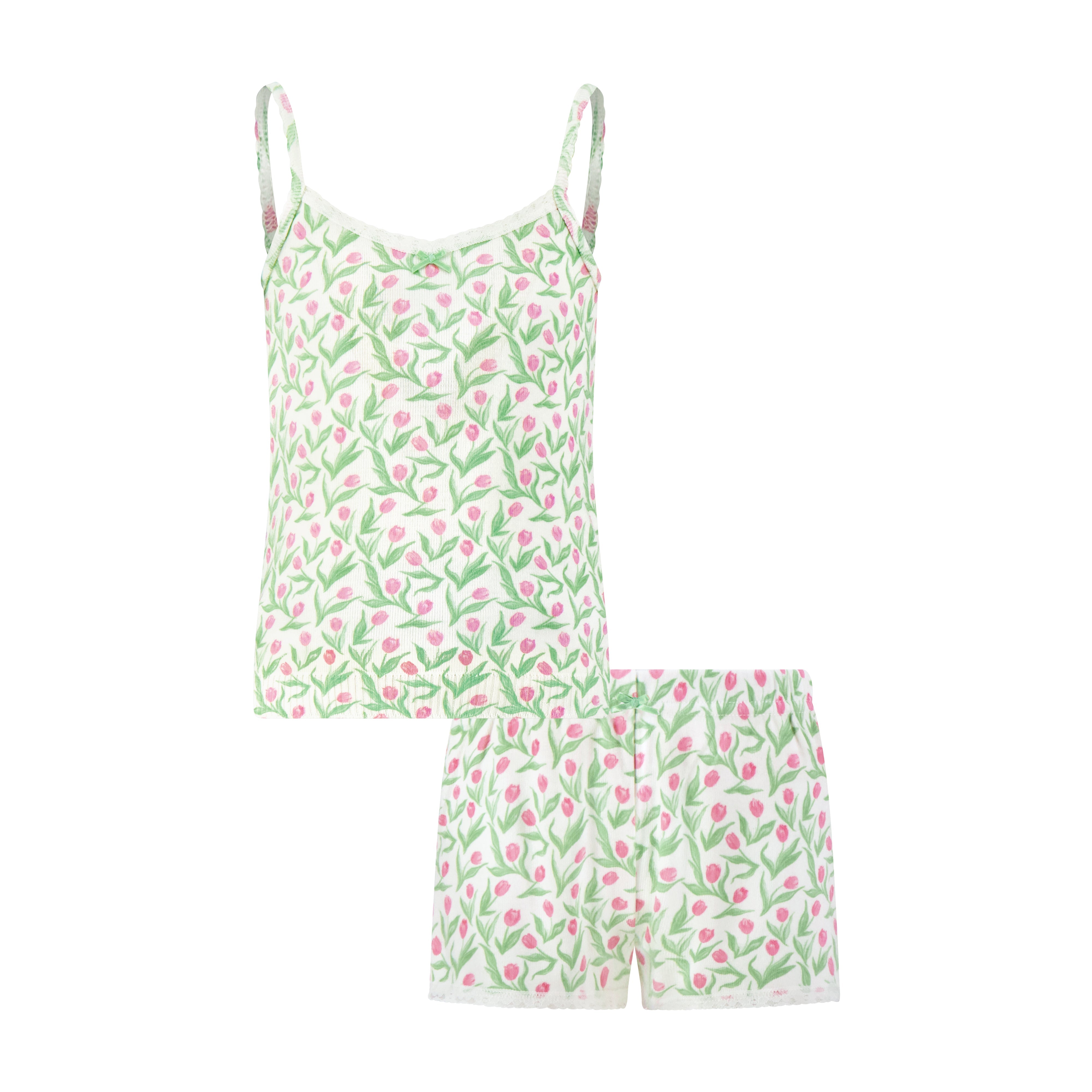 Girls Brette Set Cami & Short - Tulip Print