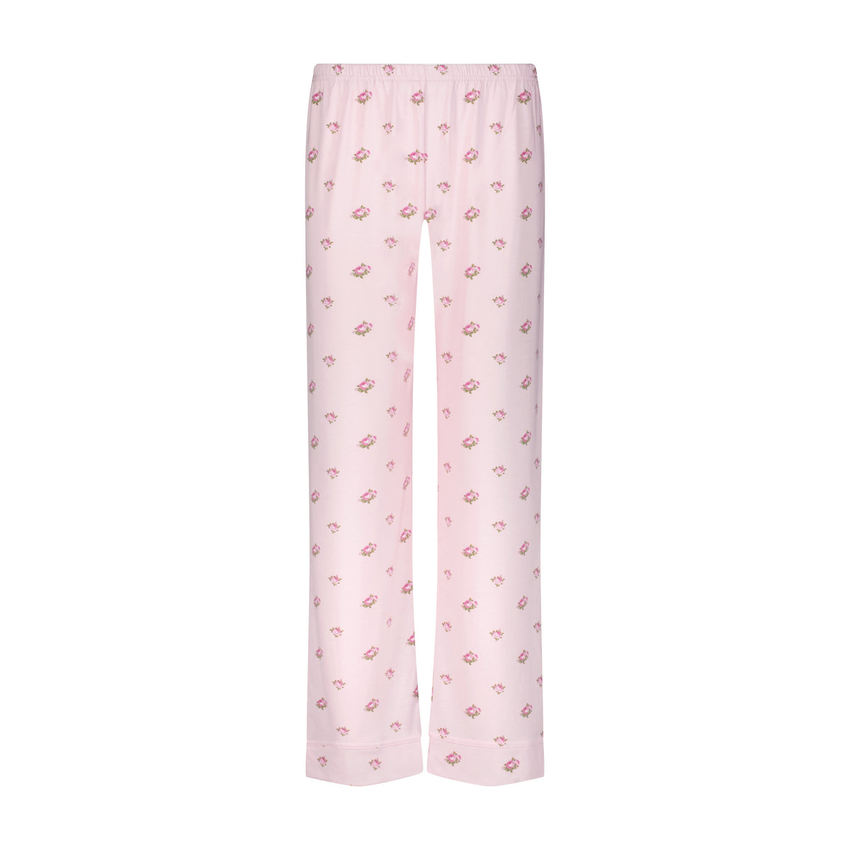 Charley Classic Long Sleeve & Pant Pajama Set - Pink Vintage Rose Print