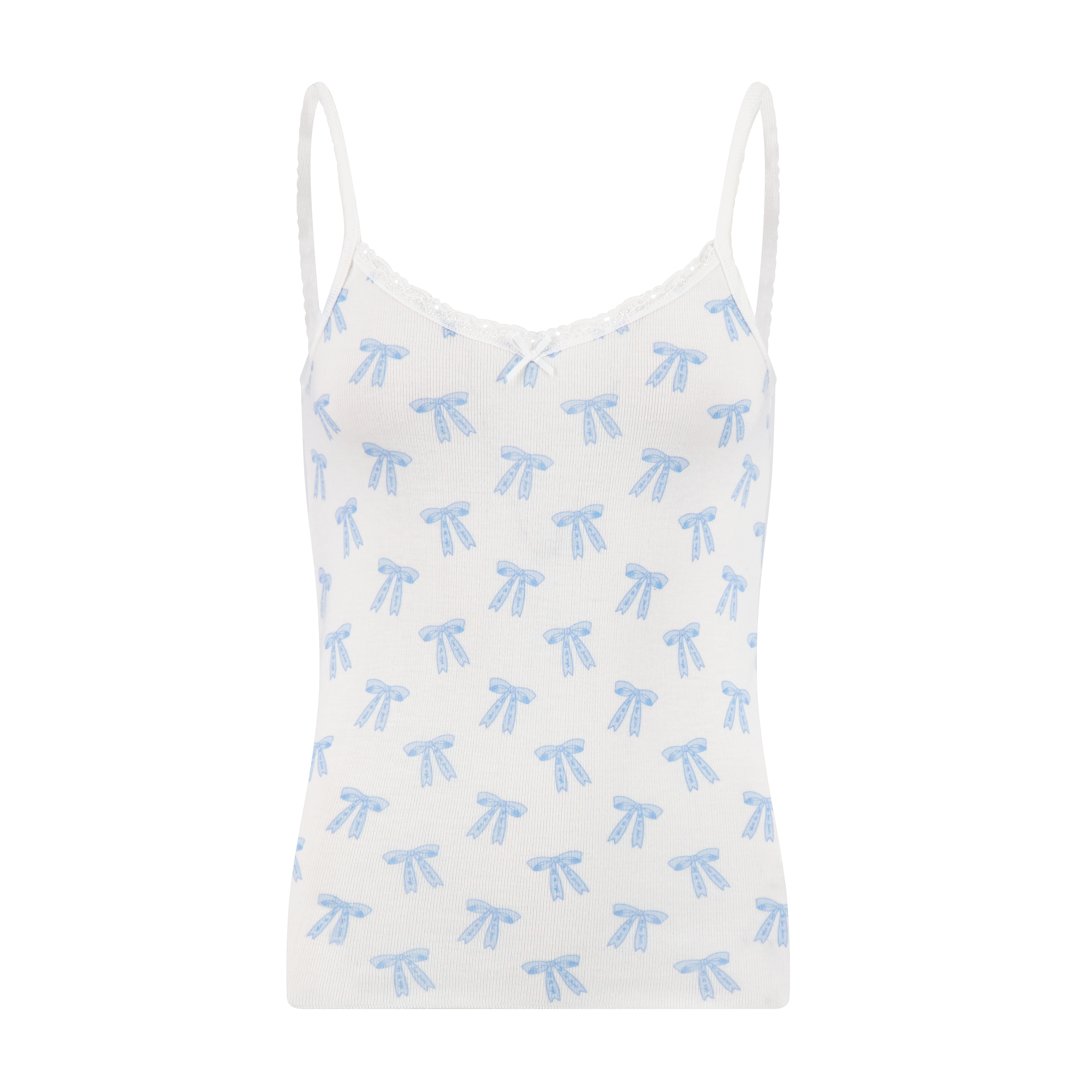 Patti Cami - Blue Forever Love Bow Print