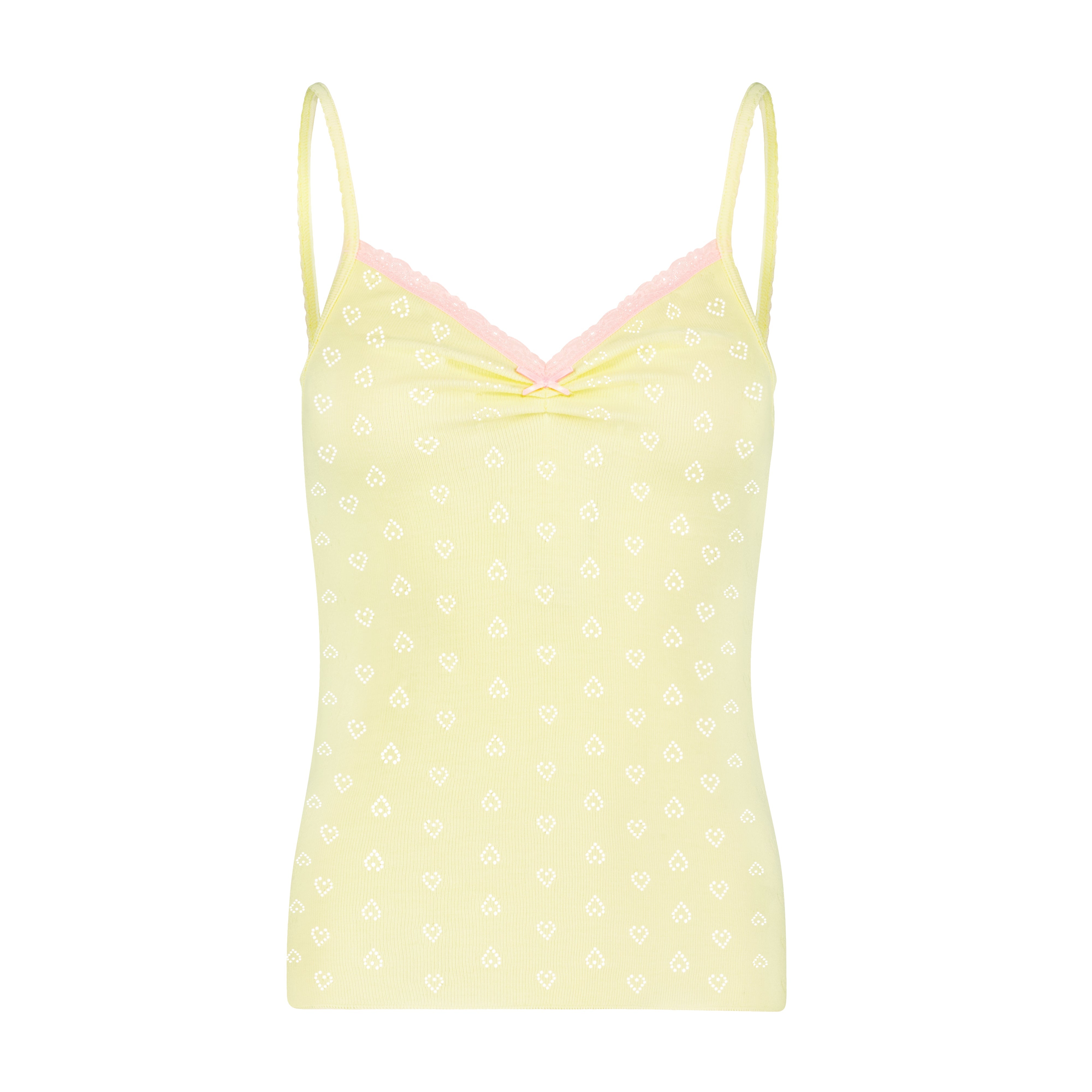Darcy Cami - Lemon Hearts Pointelle
