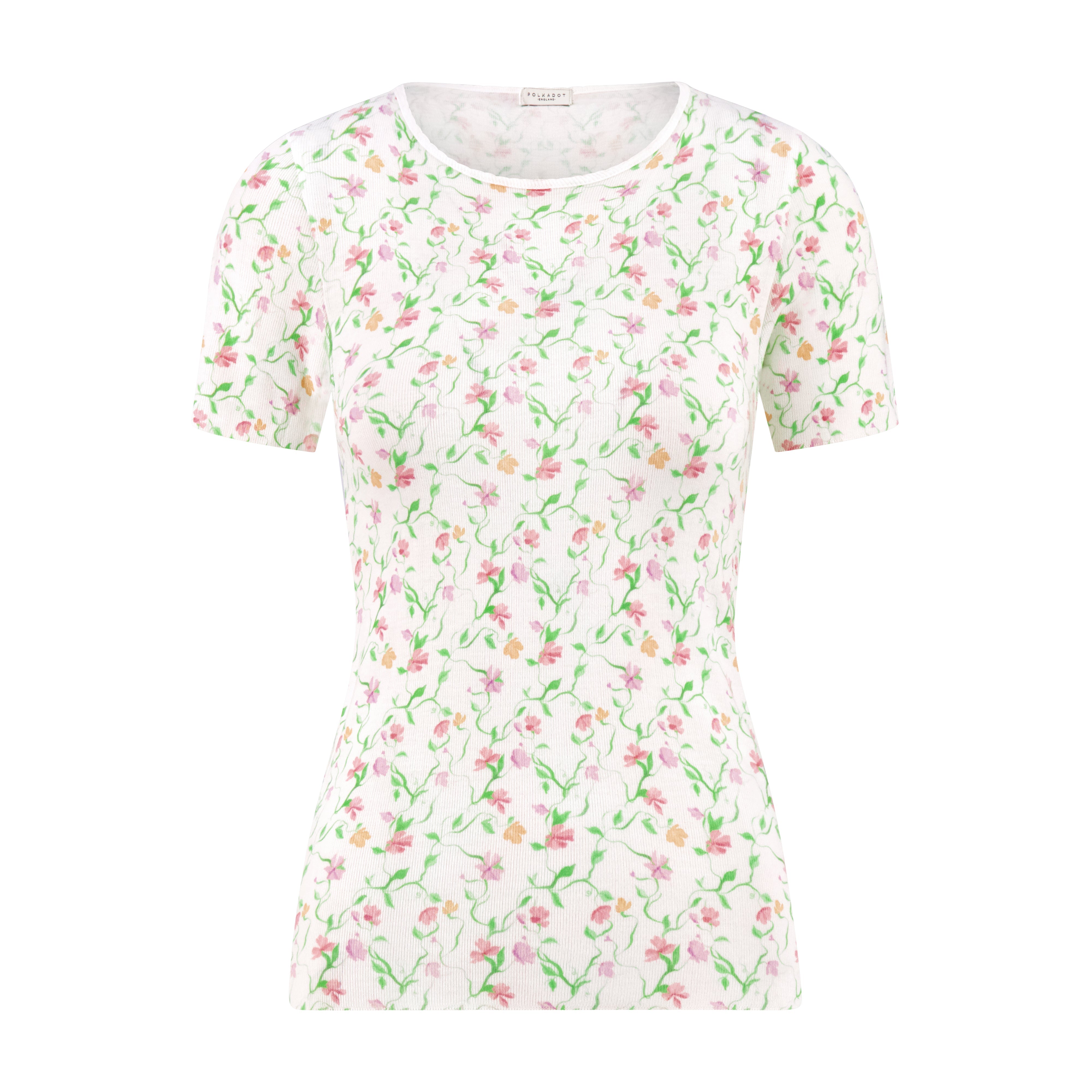 Julia Tee - Sweet Pea Print