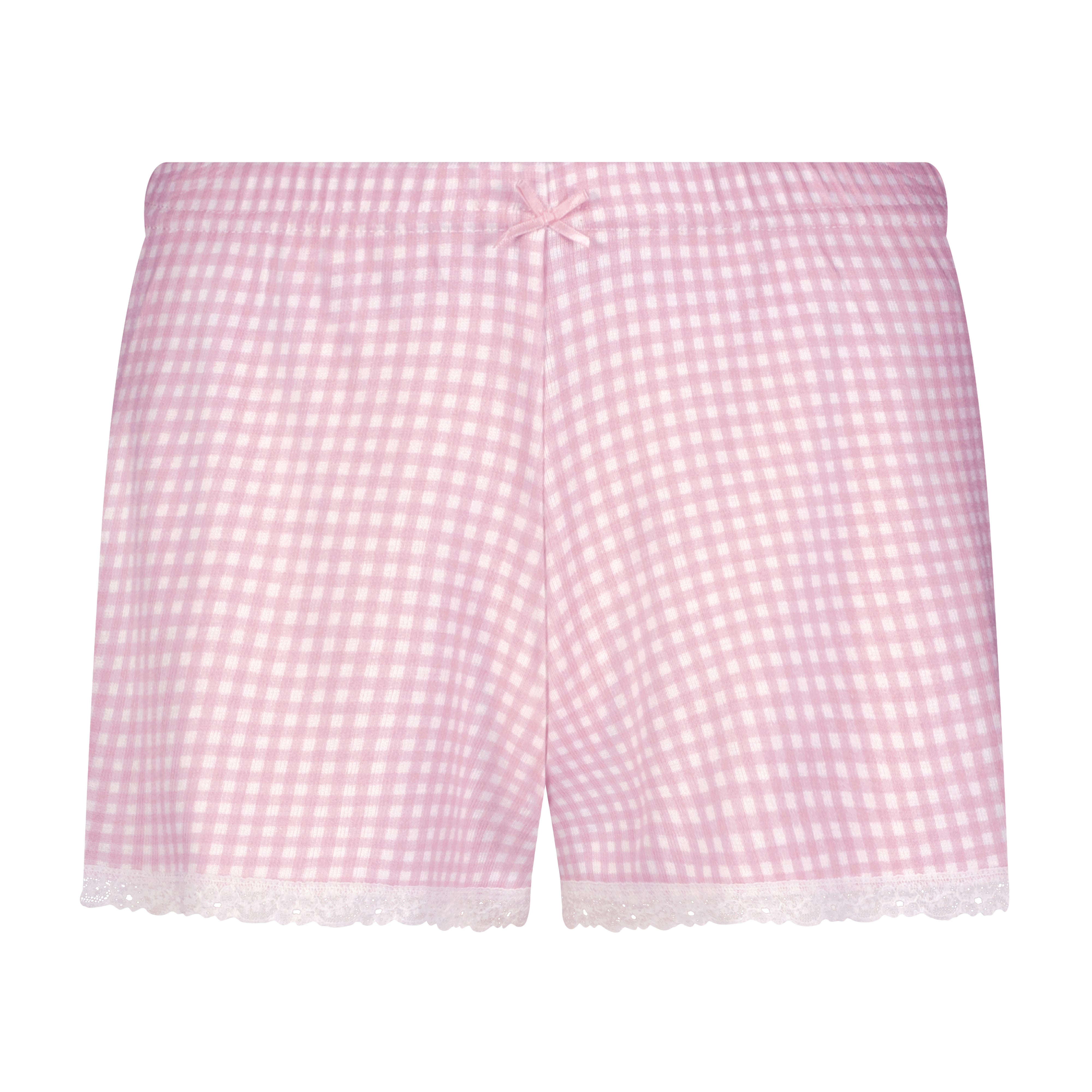 Sally Short - Pink Small Gingham Print
