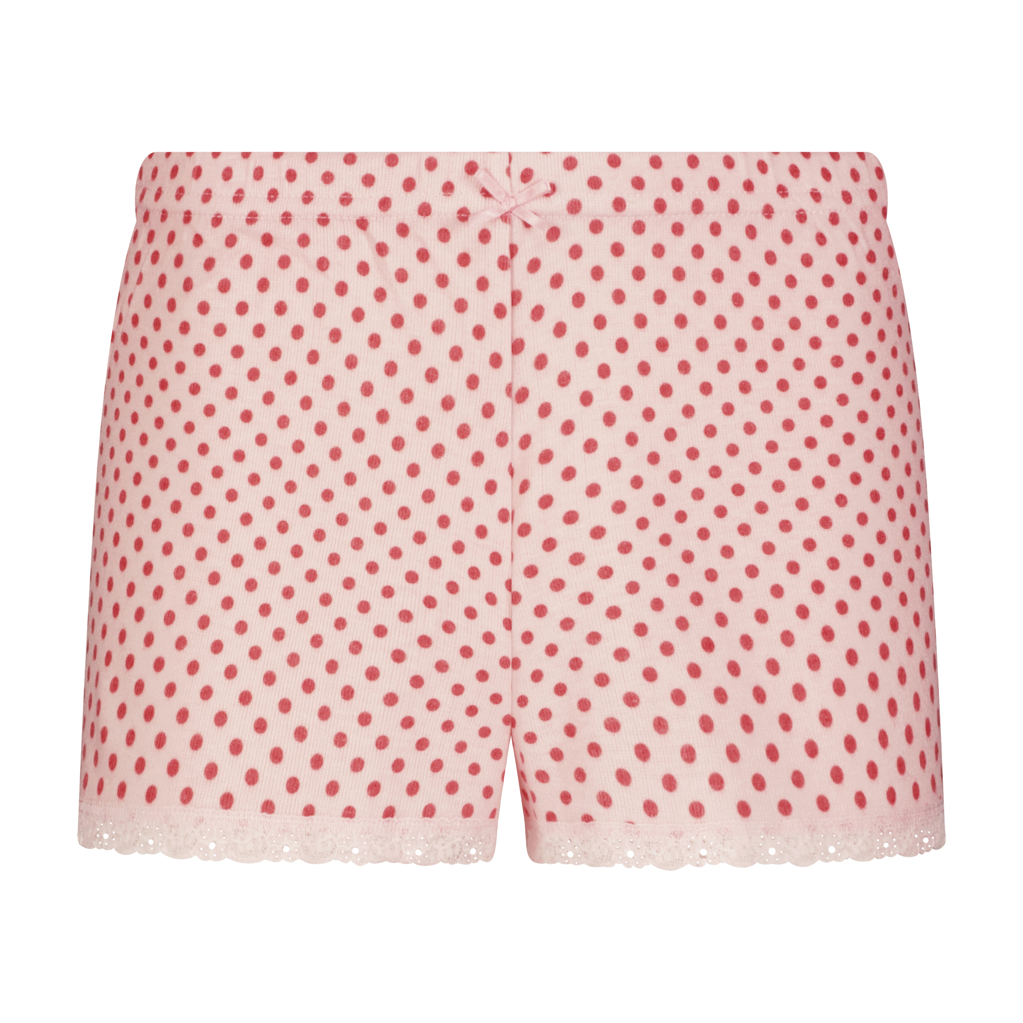 Sally Short - Red Small Dot Print