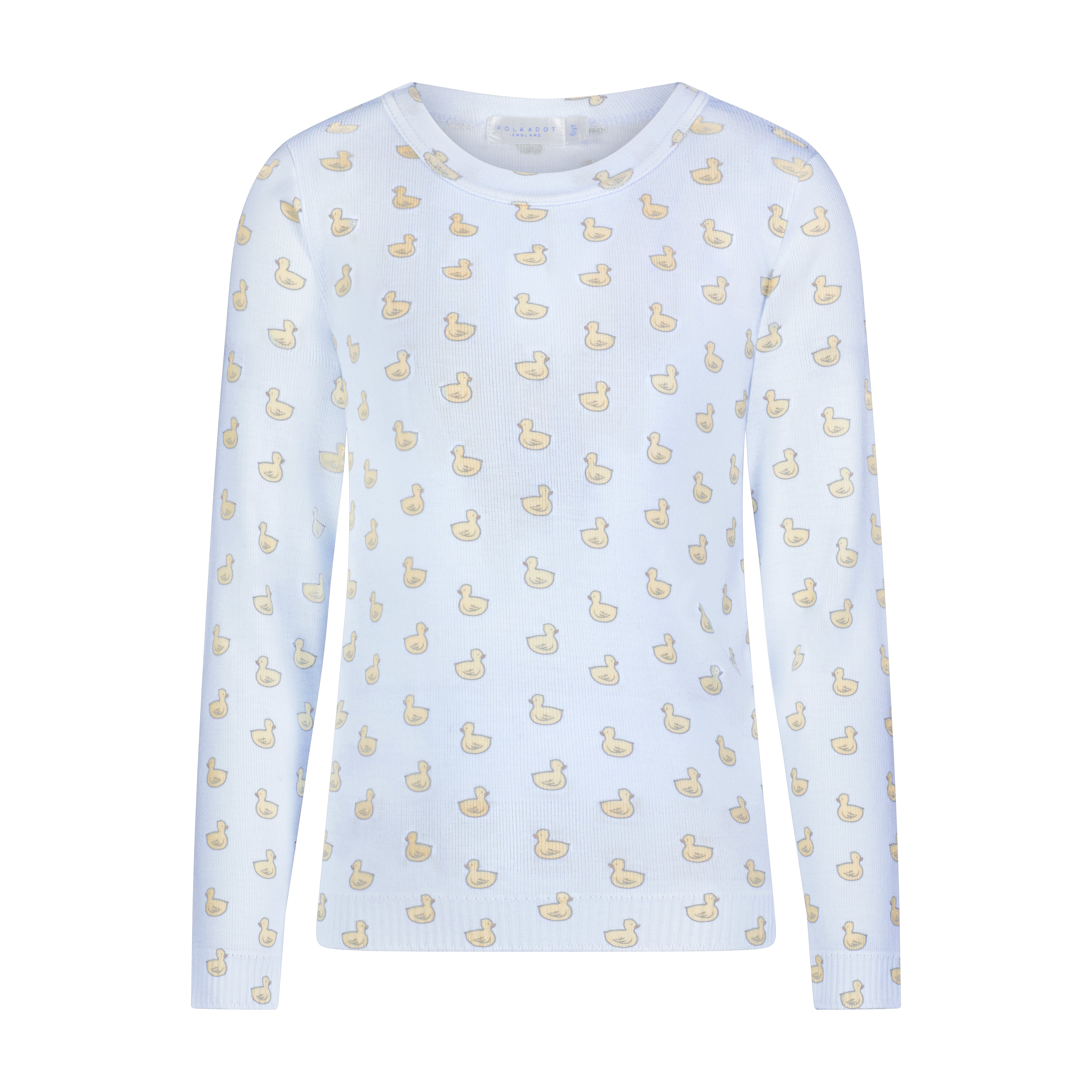 Boys & Baby Crew Long Sleeve - Boys Duckie Print