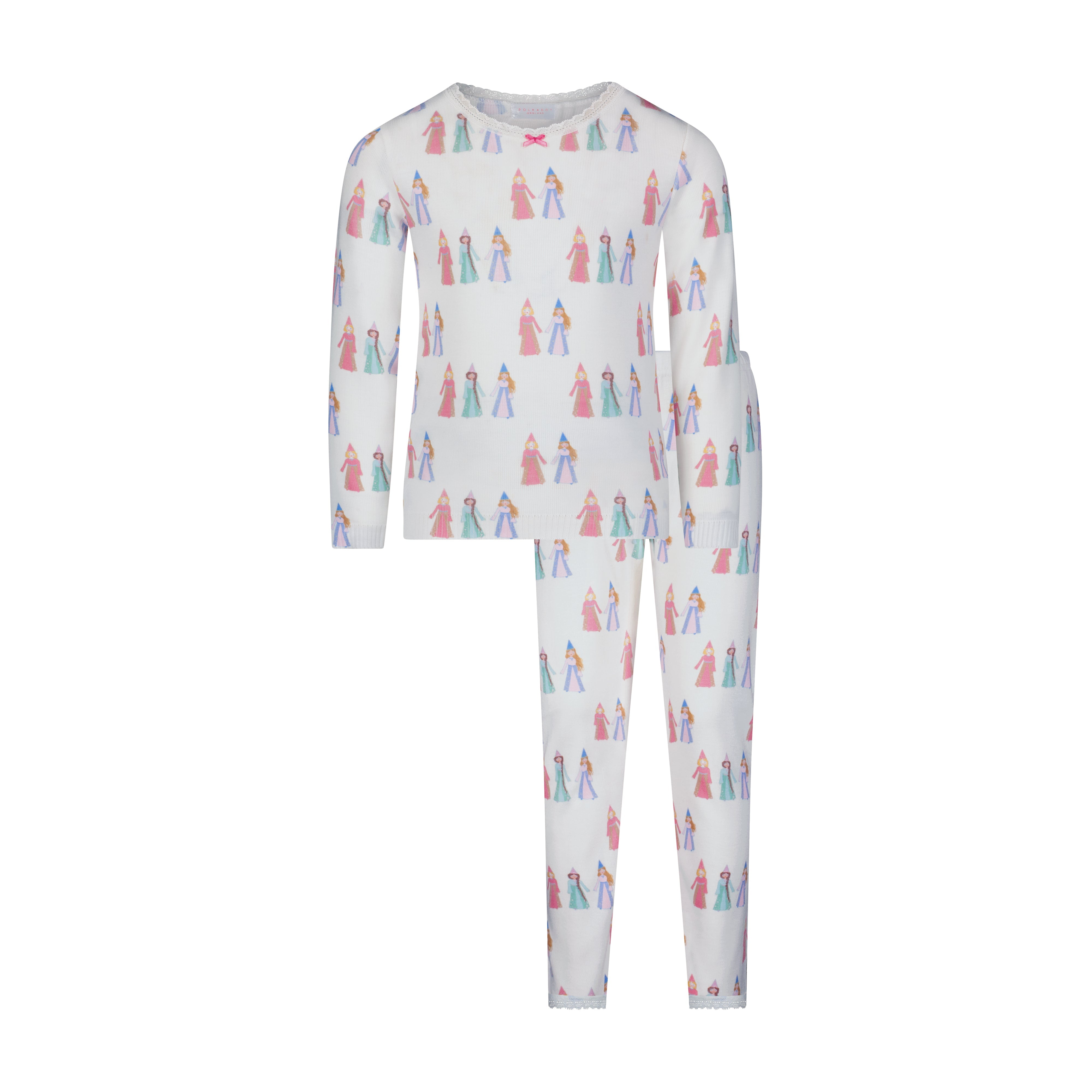 Girls Classic Set Crew LS & Pant - Fairy Princess Print