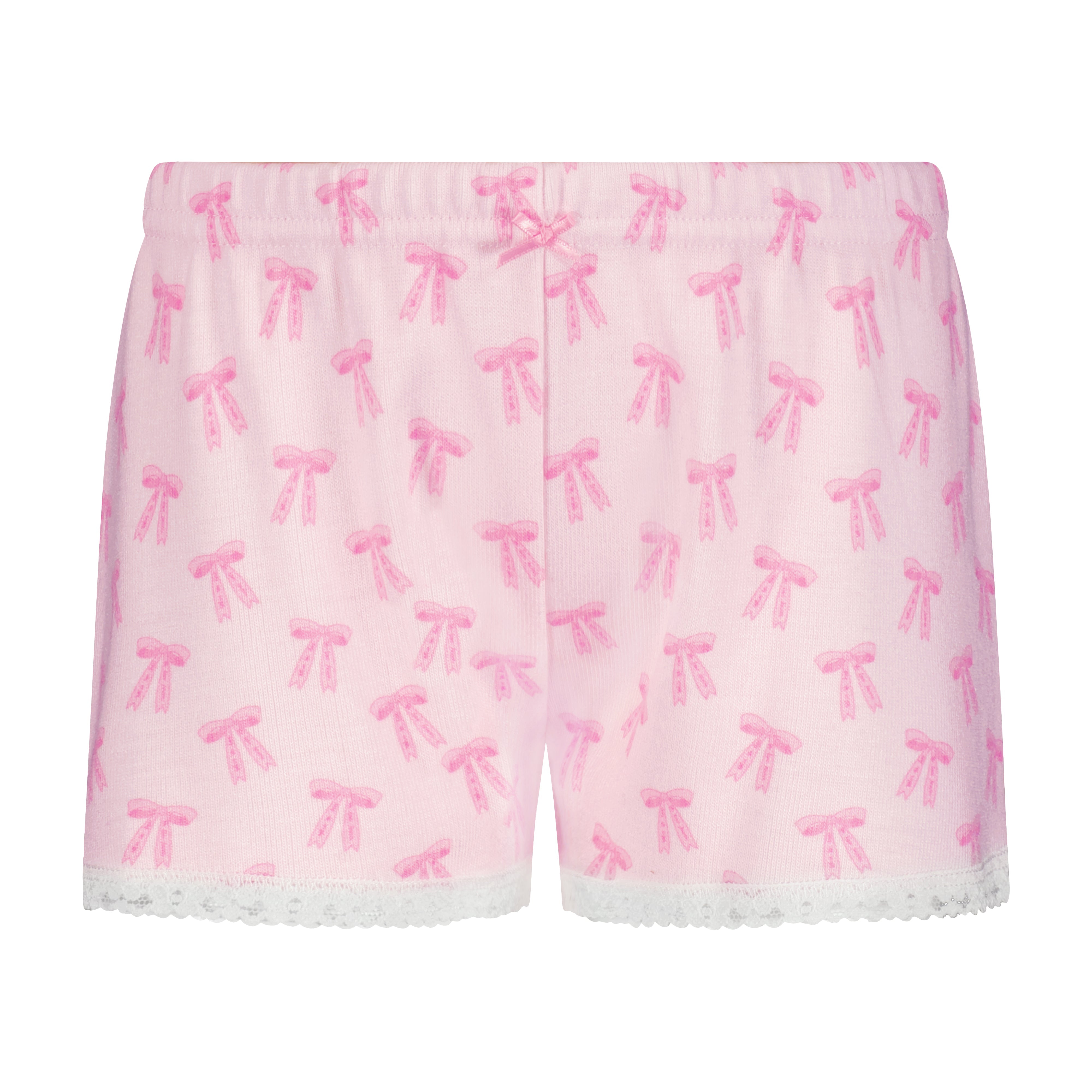 Girls Short - Pink Forever Love Bow Print