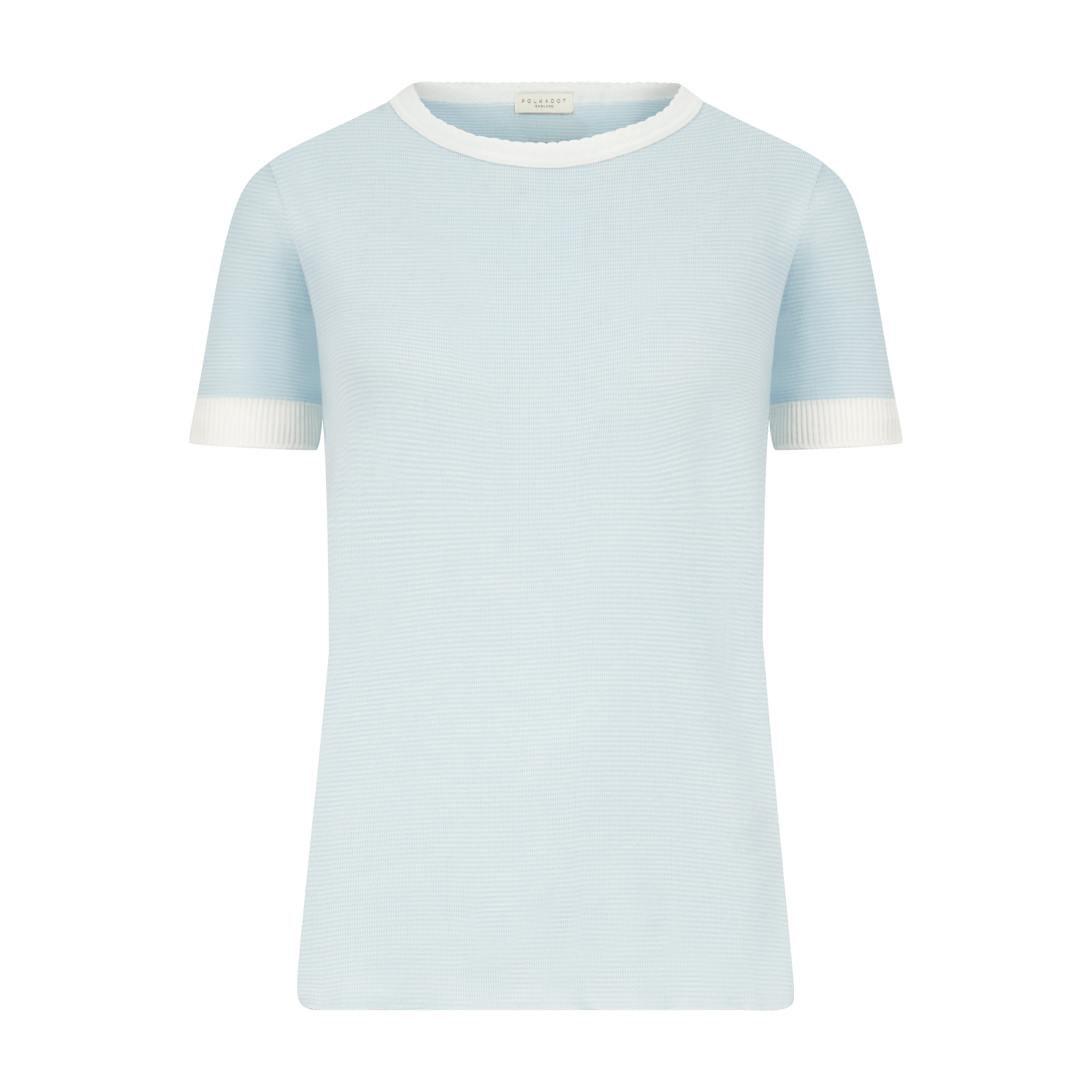 Nan Slouchy Tee - Blue Narrow Hampton Stripe