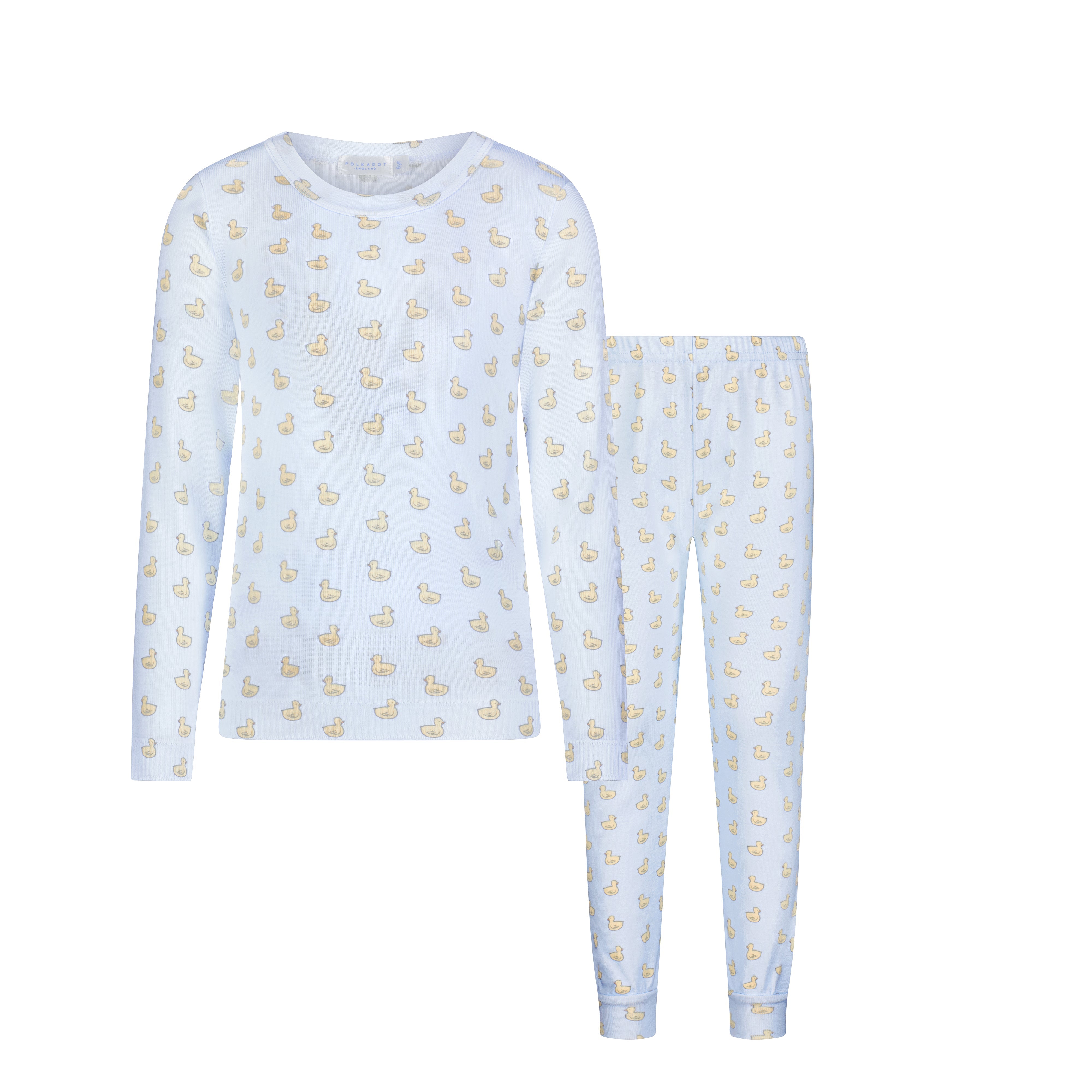 Boys & Baby Henry Classic Set Crew LS & Pant - Boy Duckie Print