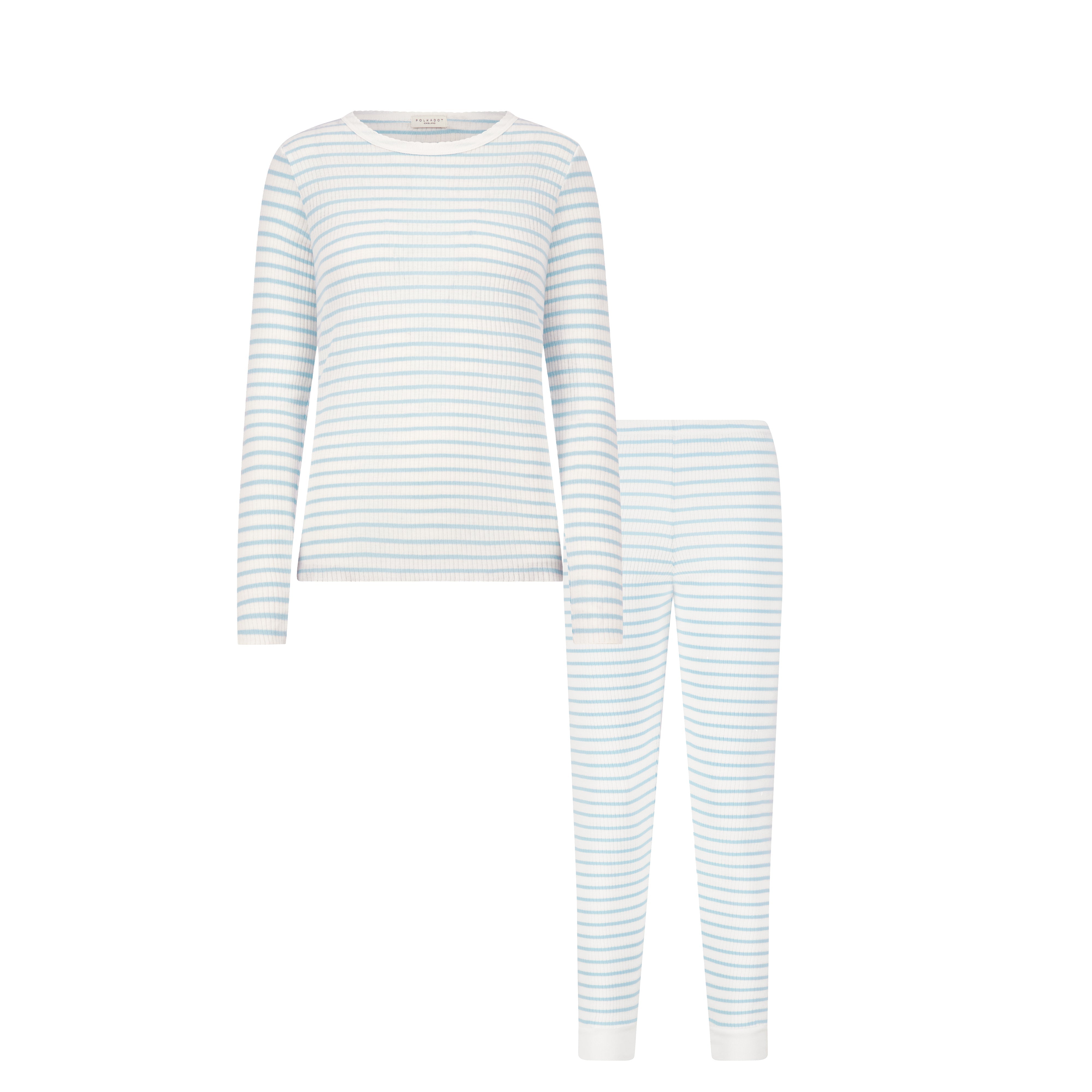 SET Rachel Slouchy & Jogger - Blue Wide Harbor Rib Stripe