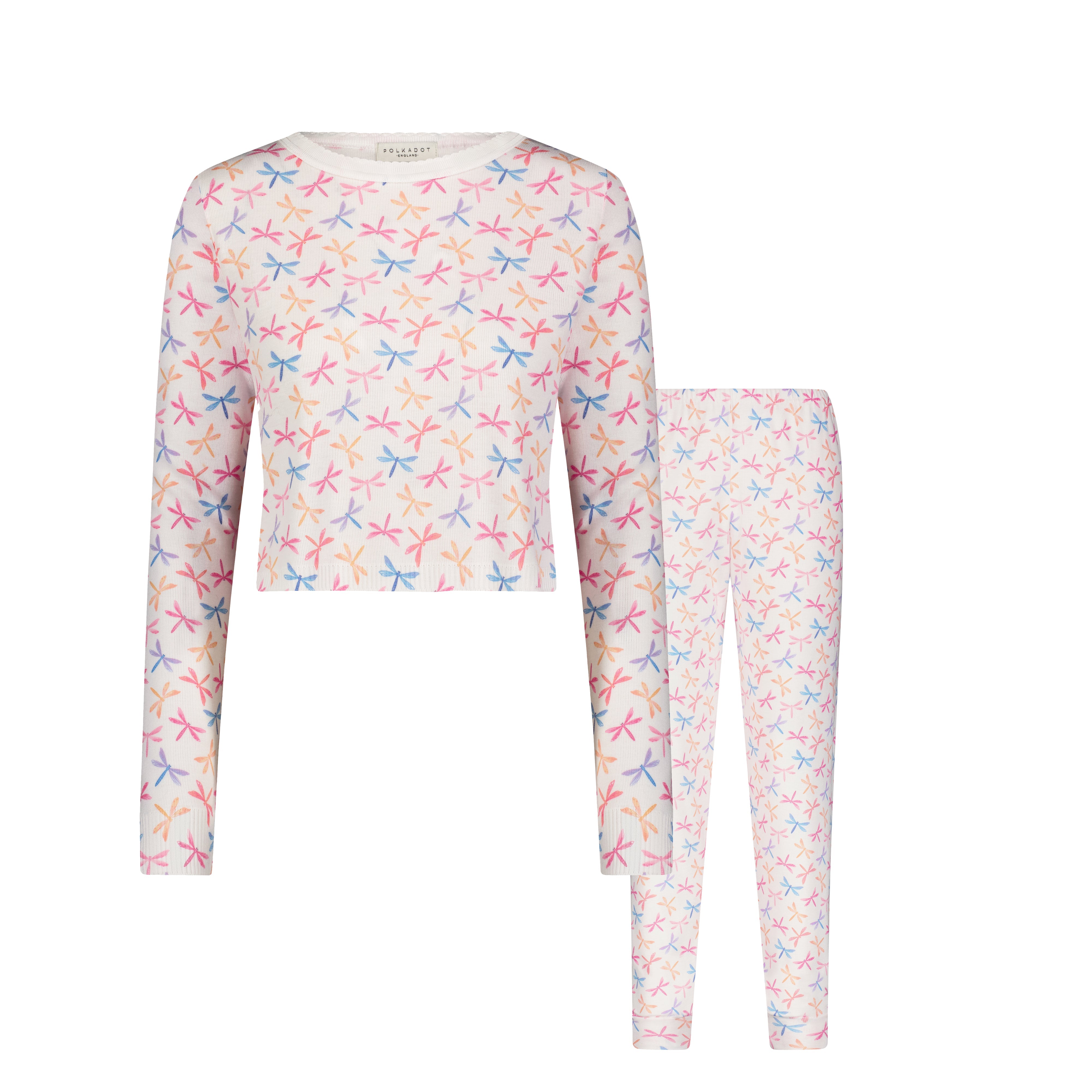 SET Nell Crop Slouchy & Jogger - Dragonfly Print