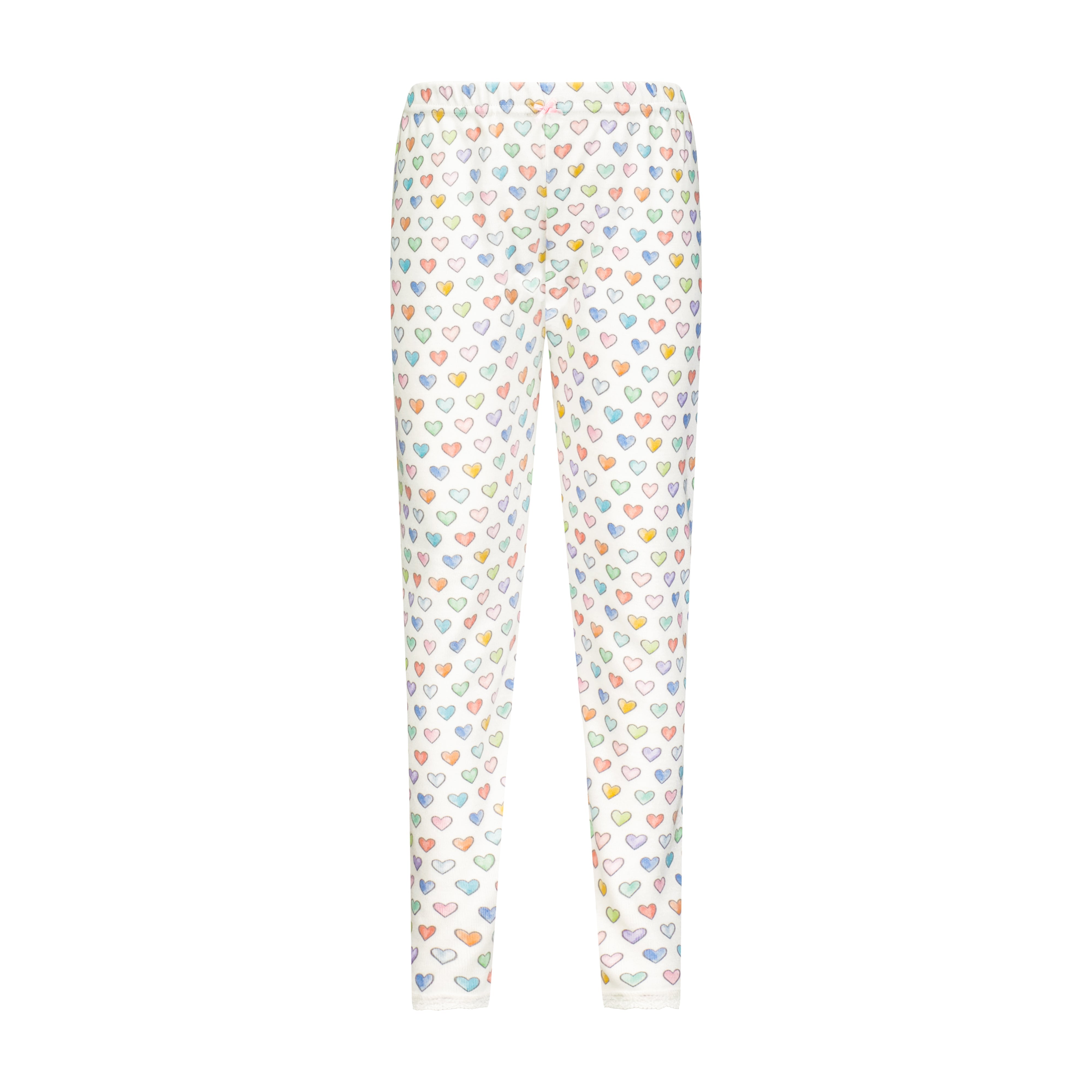 Girls & Baby Pant - Rainbow Hearts Print
