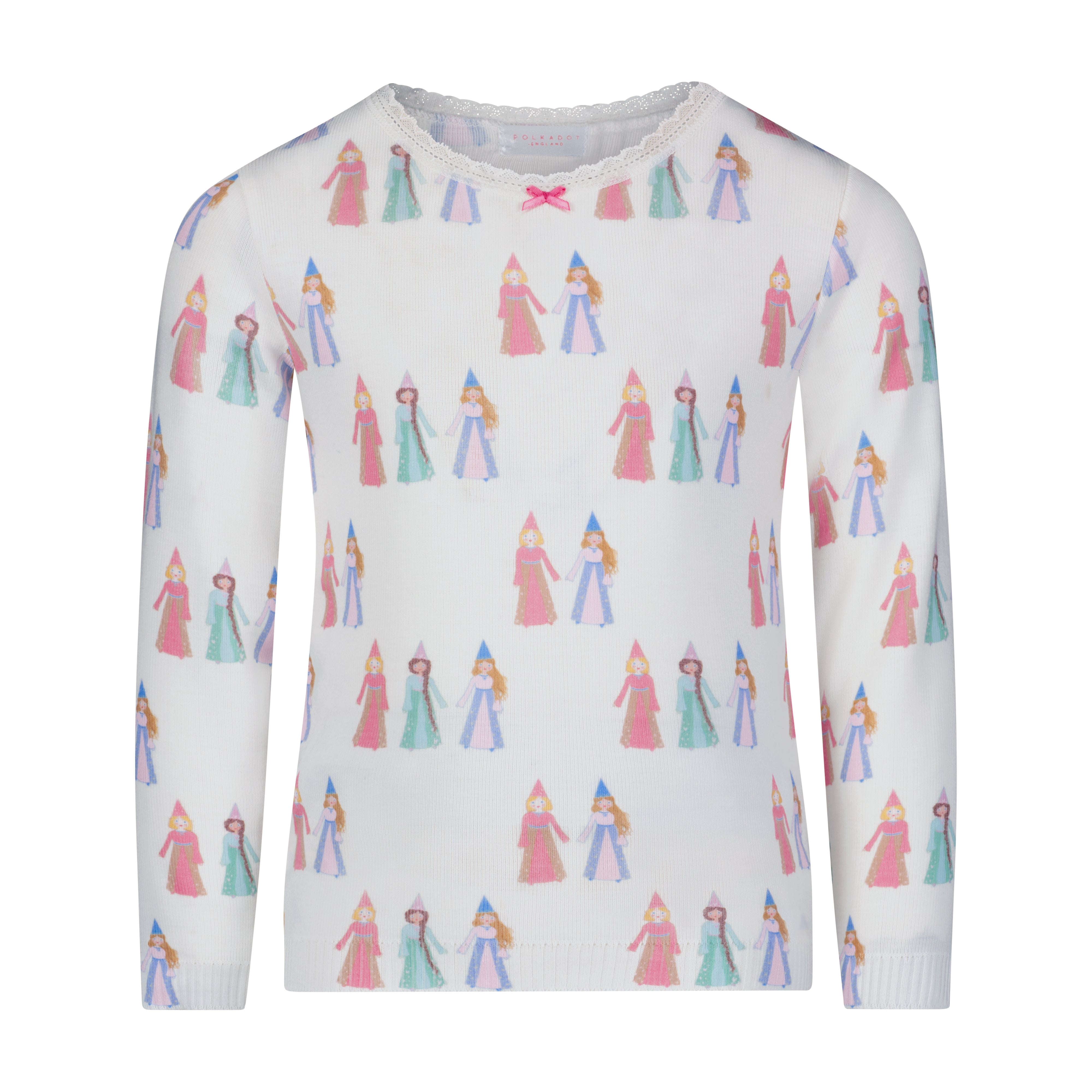 Girls Set Crew LS & Pant - Fairy Princess Print