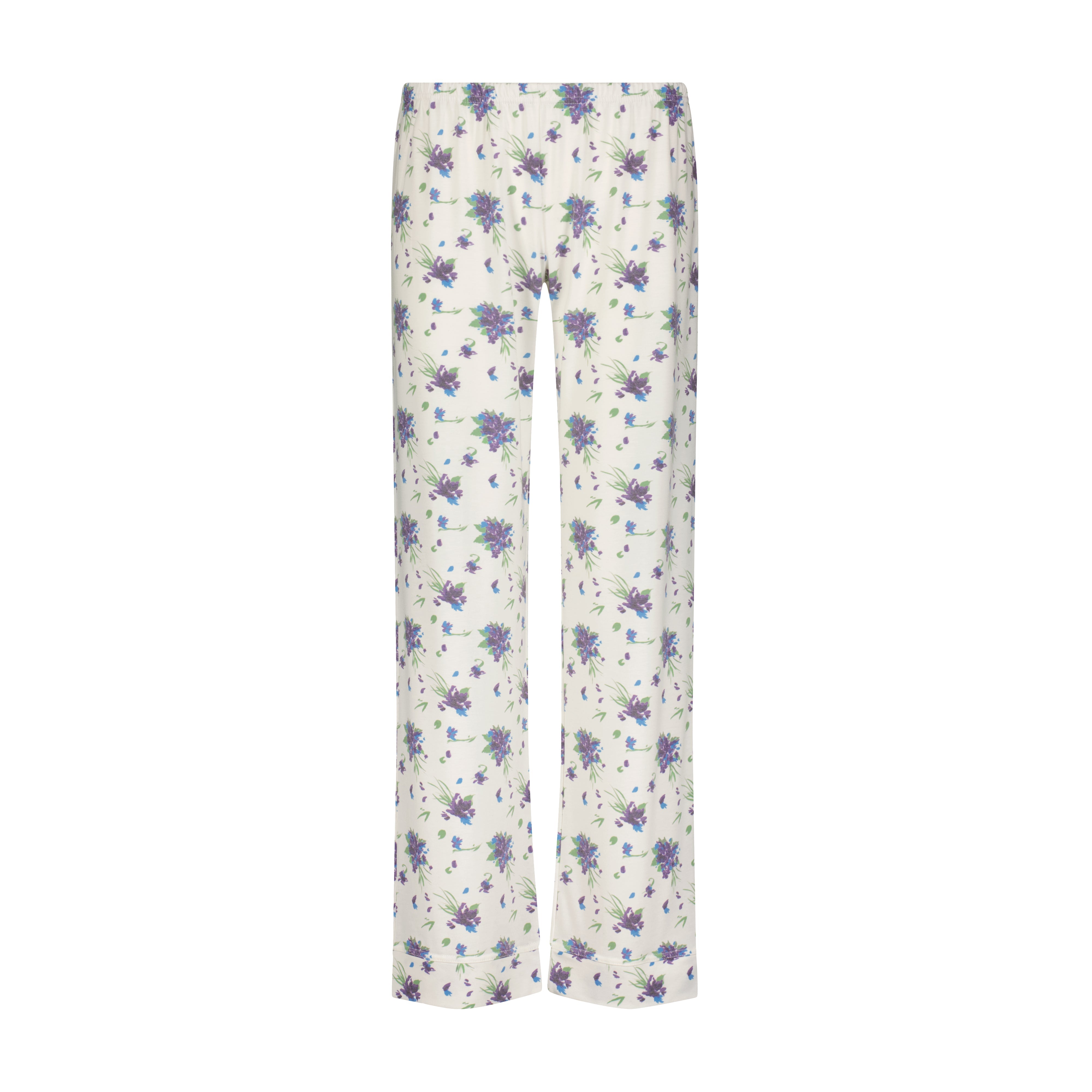 Charley Pajama Set - Violet Bouquet Print