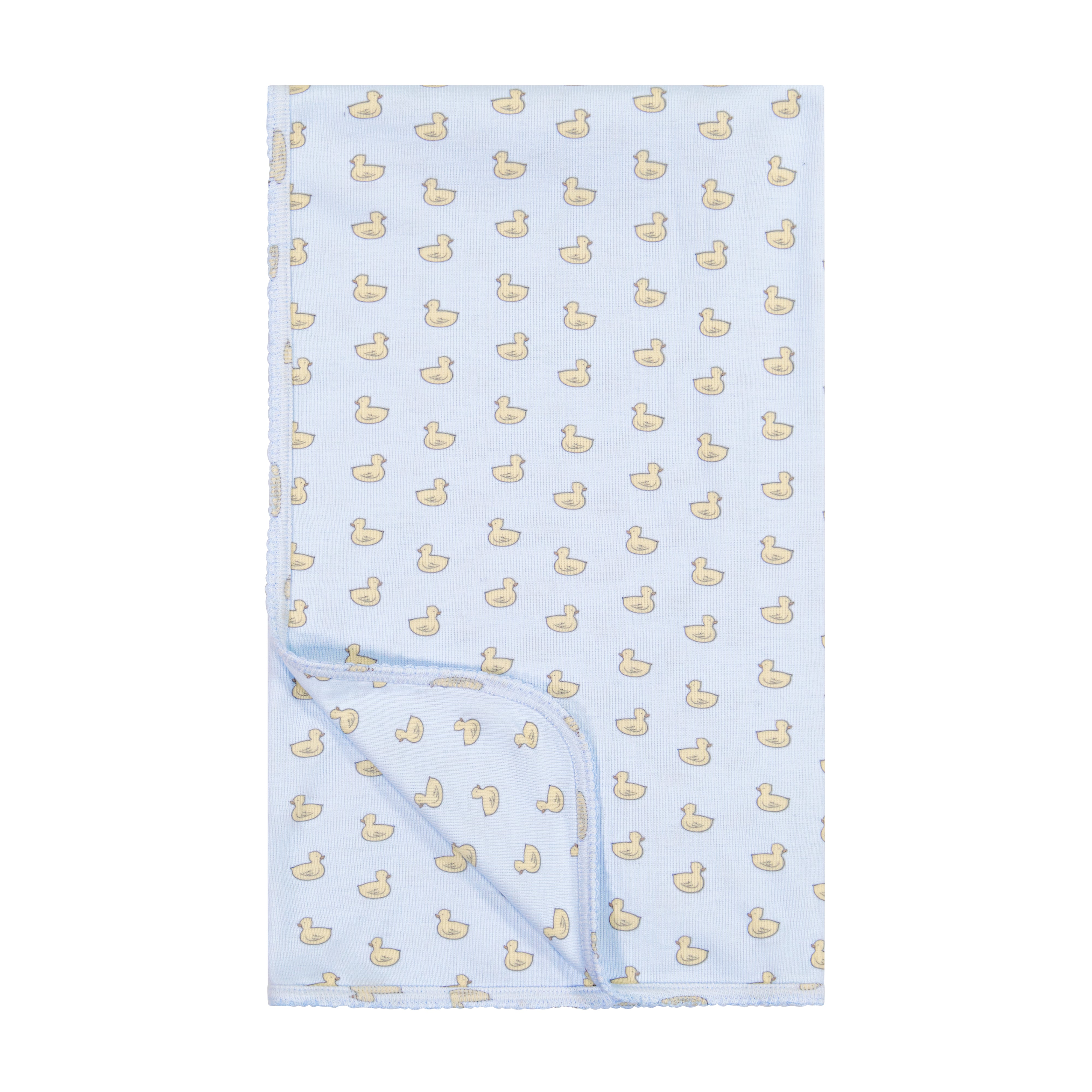 Boys Baby Blanket - Boy Duckie Print