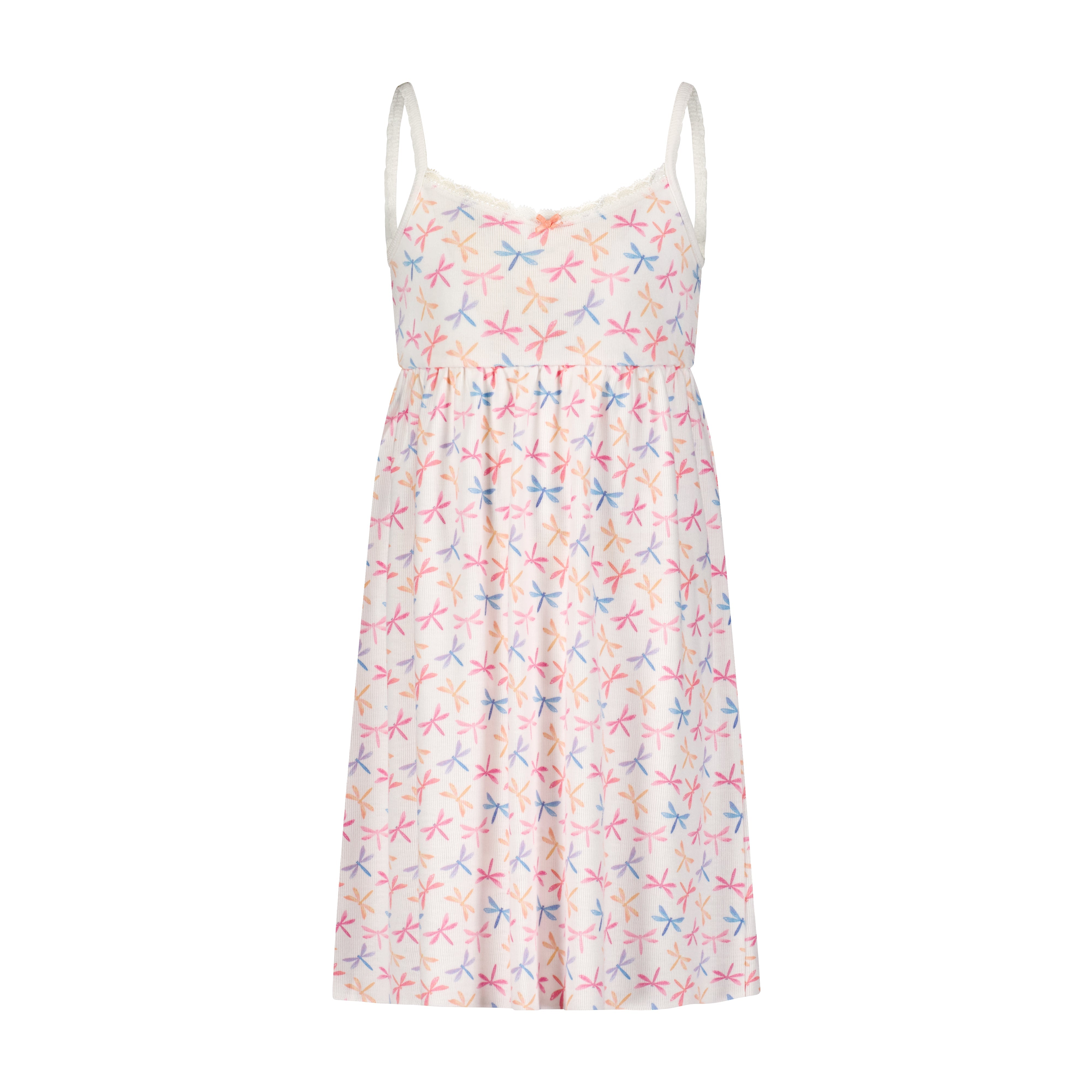 Girls Lee Babydoll Gown - Dragonfly Print