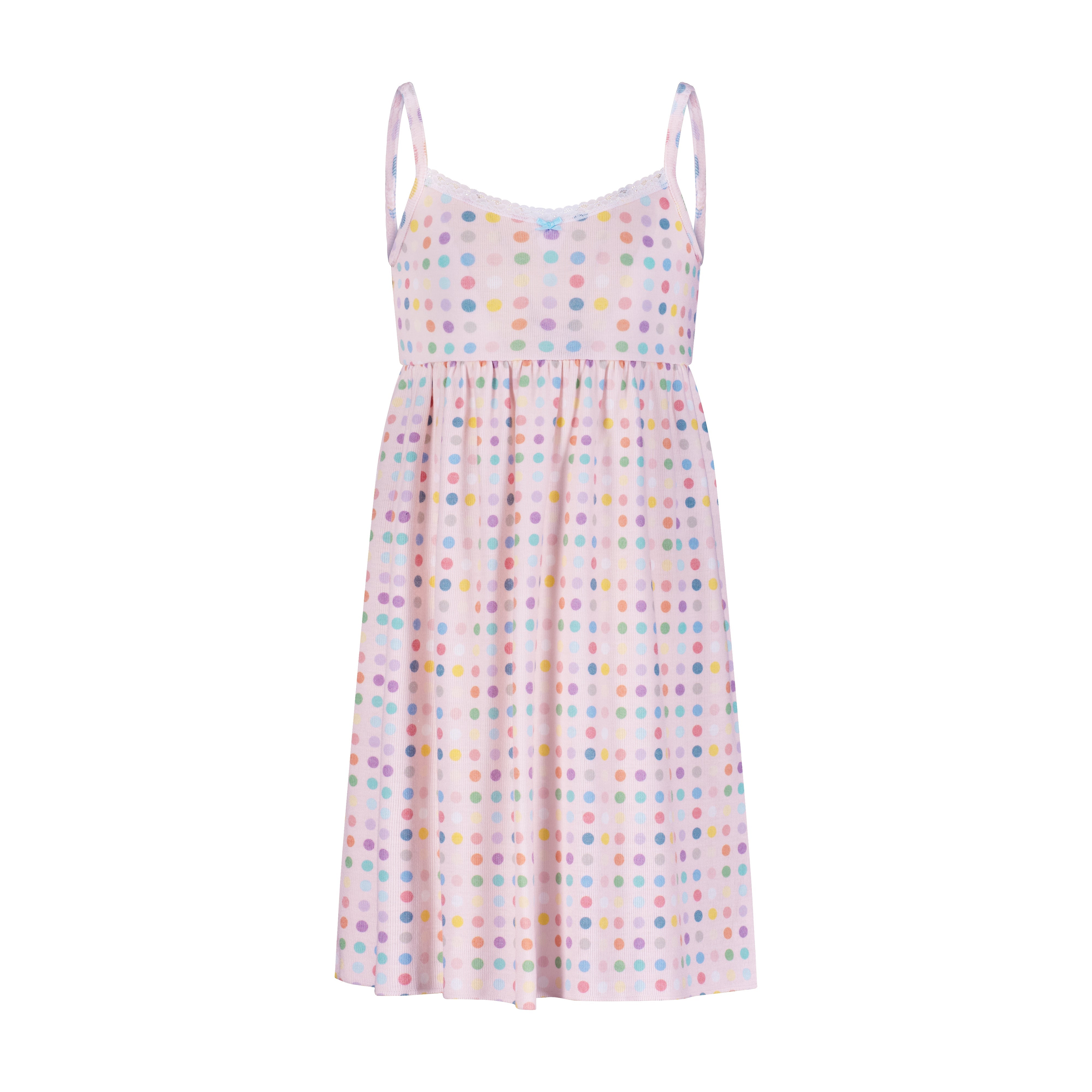 Girls Babydoll Gown - Soho Dot Print