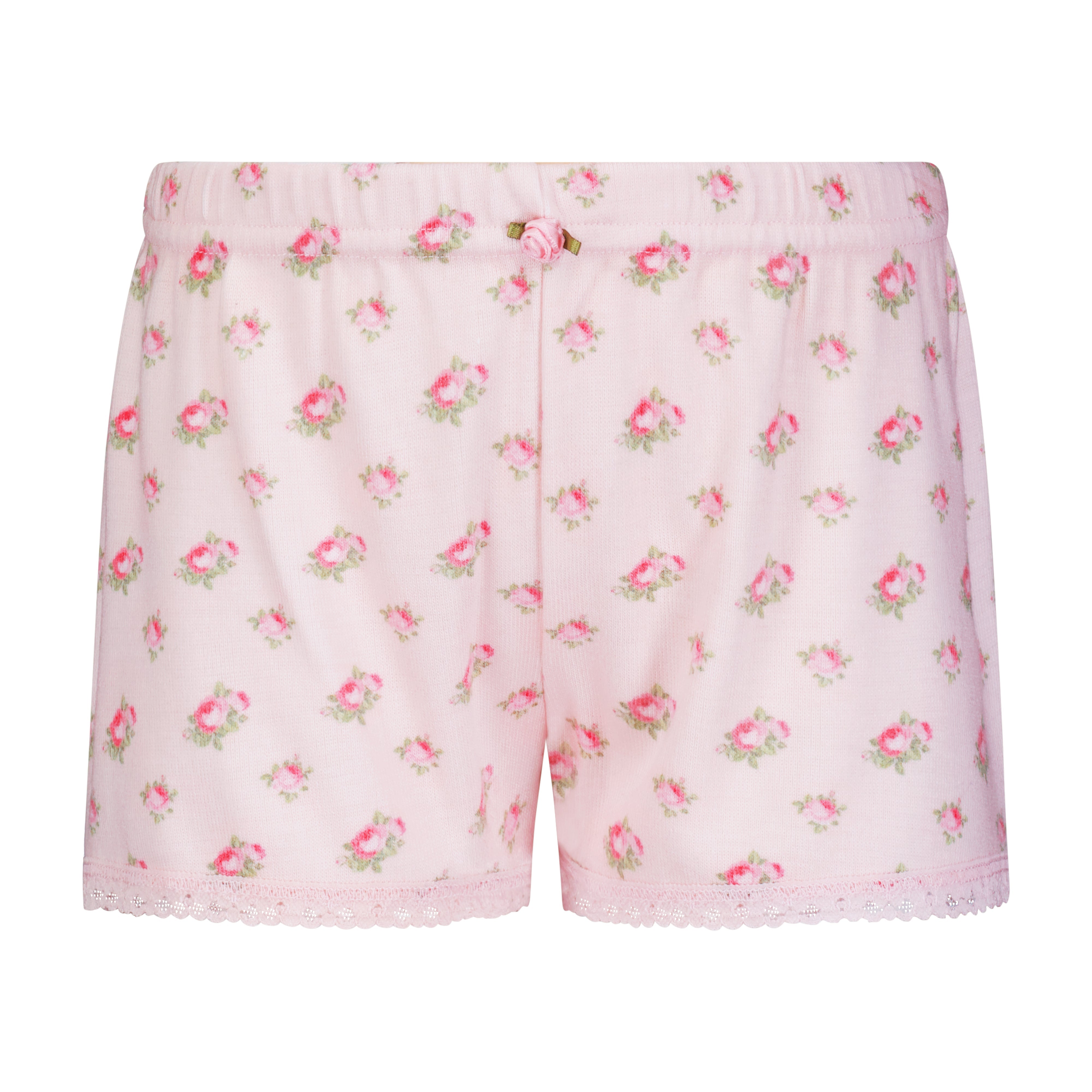 Girls Short - Pink Vintage Ditsy Rose Print