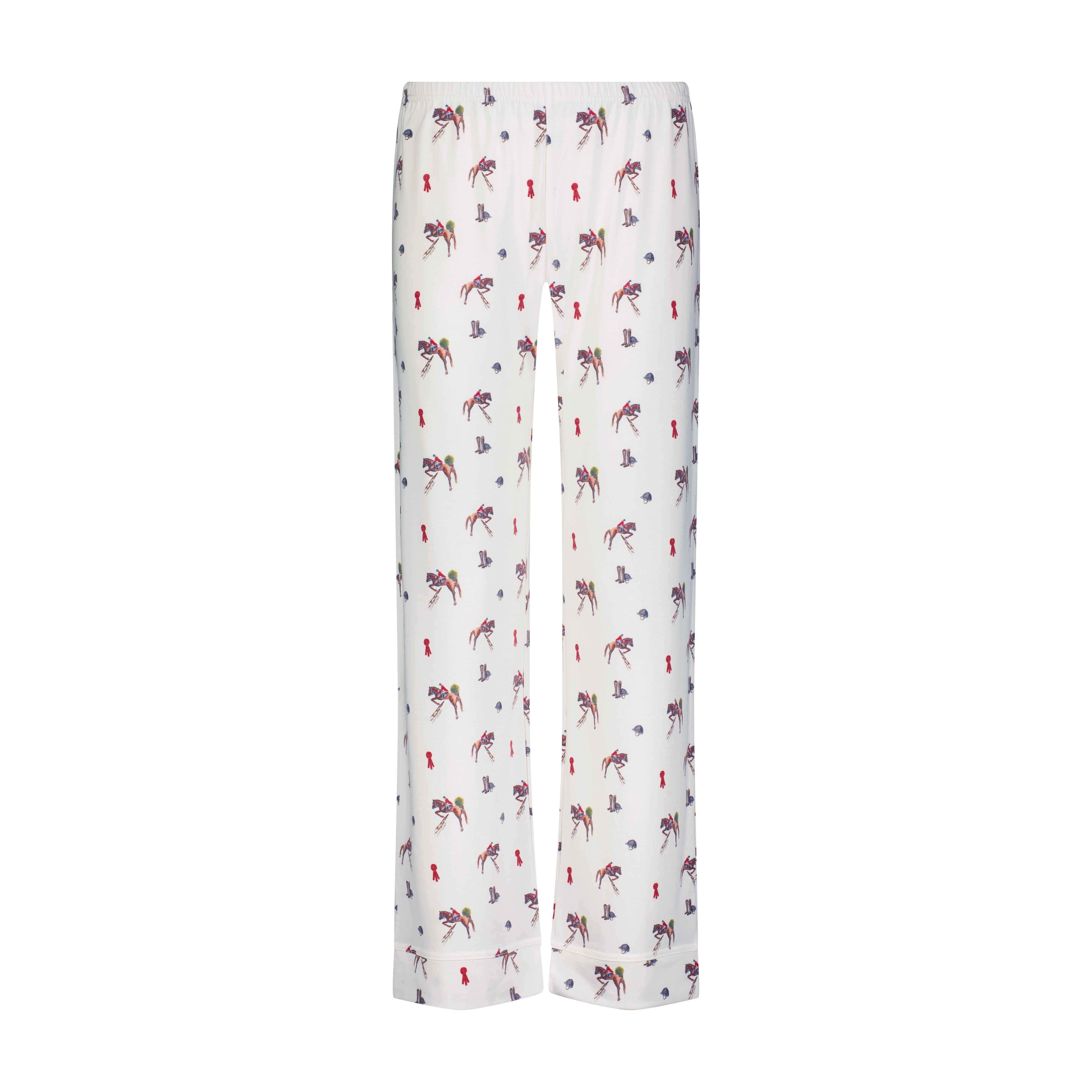Charley Pajama Set - Vintage Equestrian Print