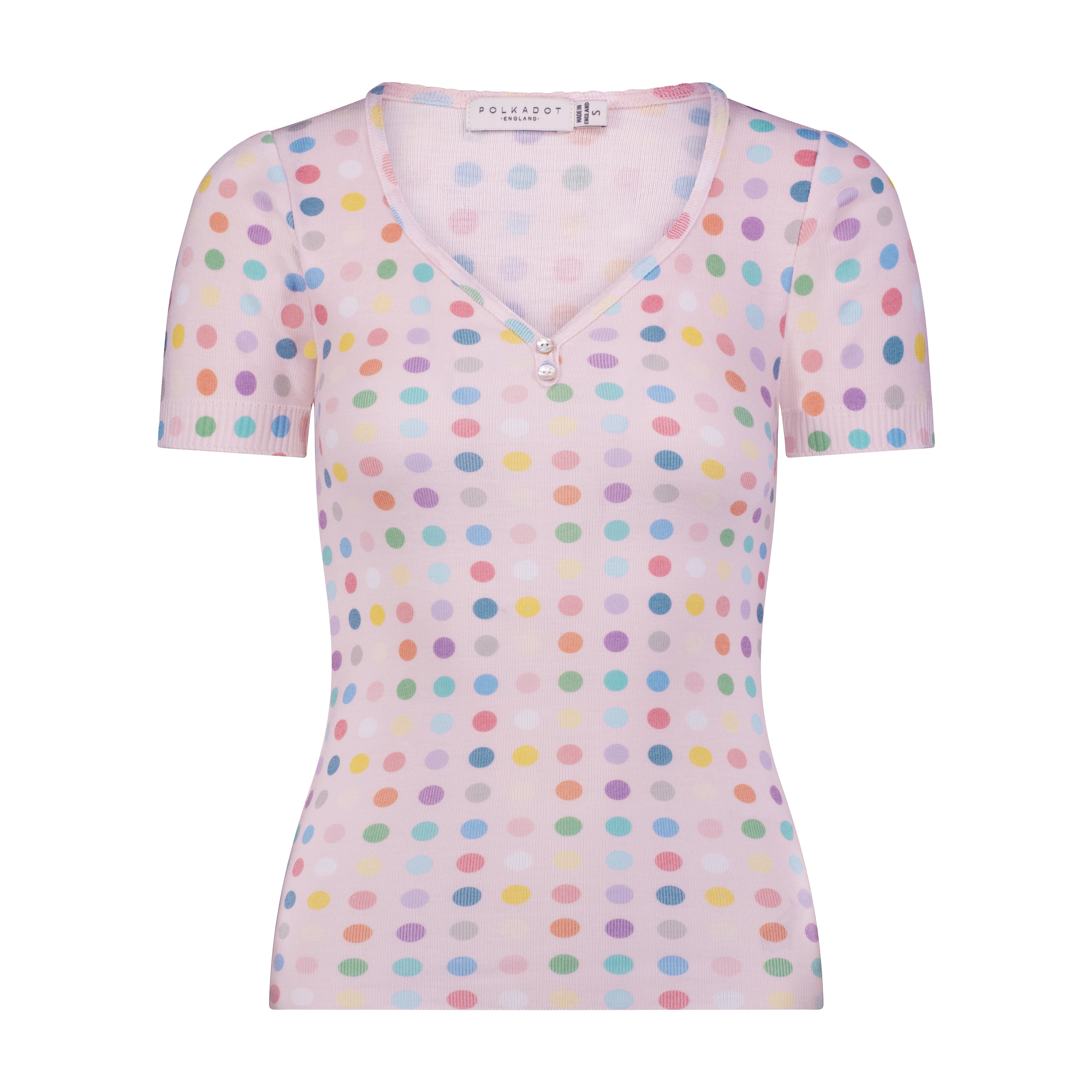 Michelle Sweetheart Tee - Soho Dot Print