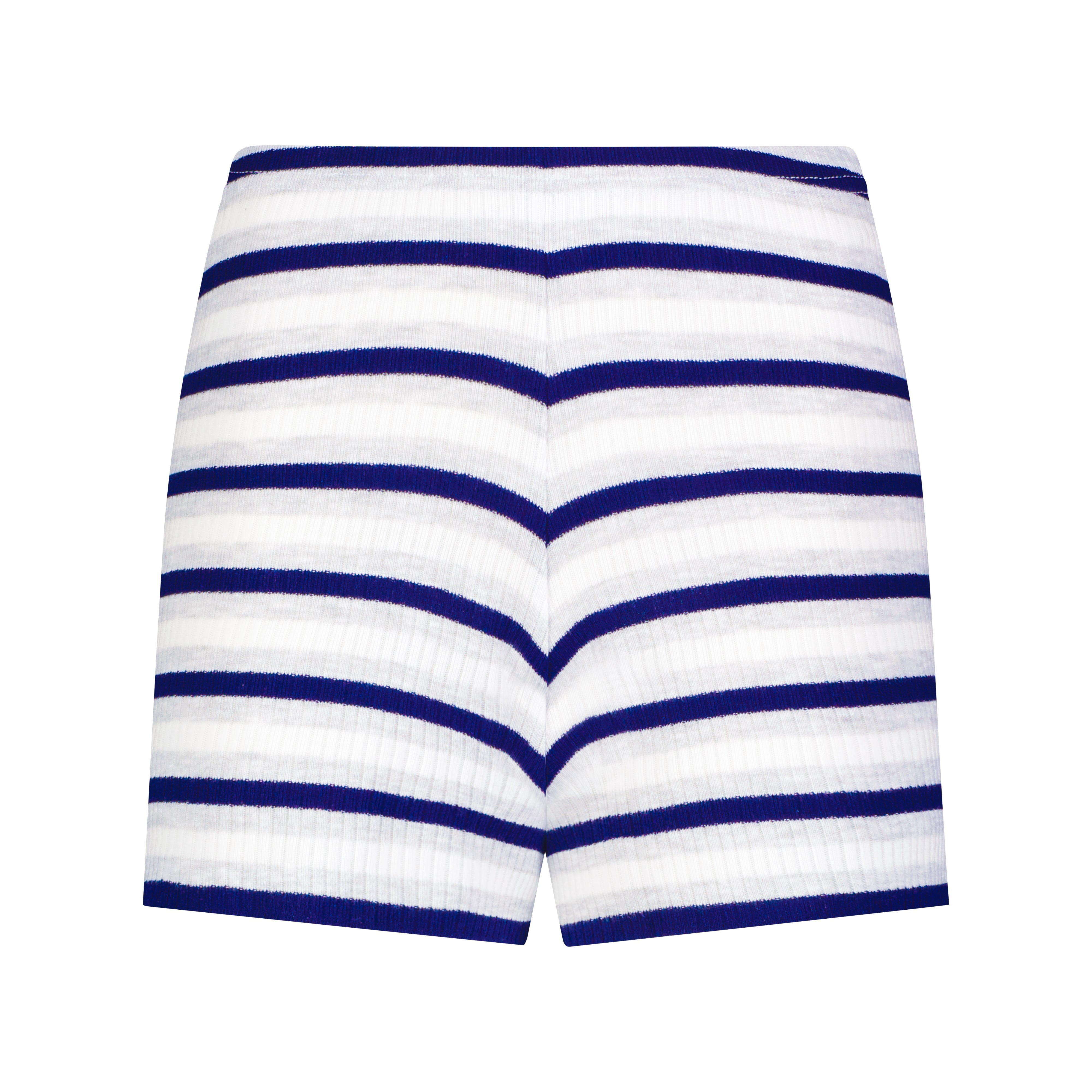 SET Henley Cami & Long Short - Navy Lee Rib Stripe