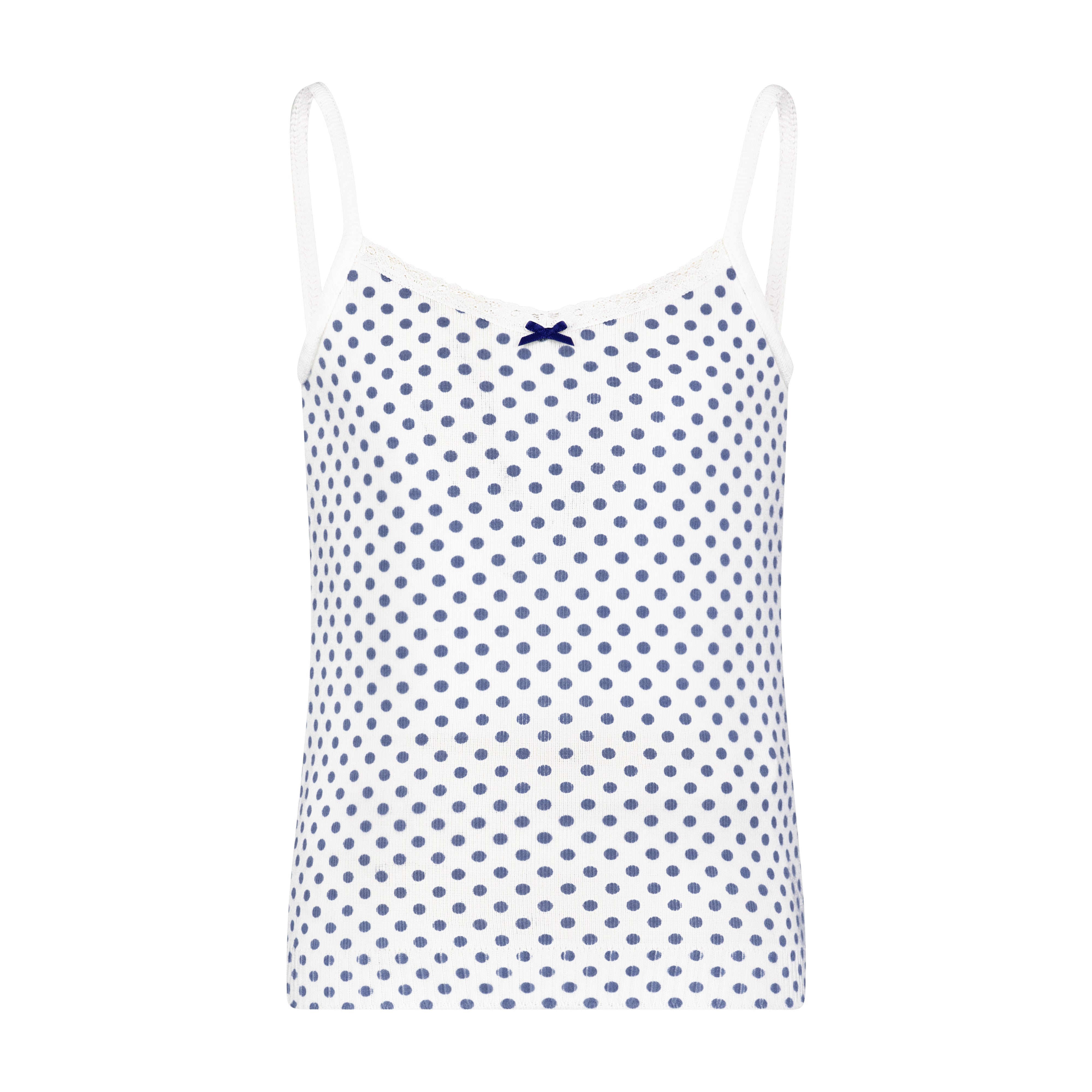 Girls Brette Set Cami & Short - Navy Dot Print