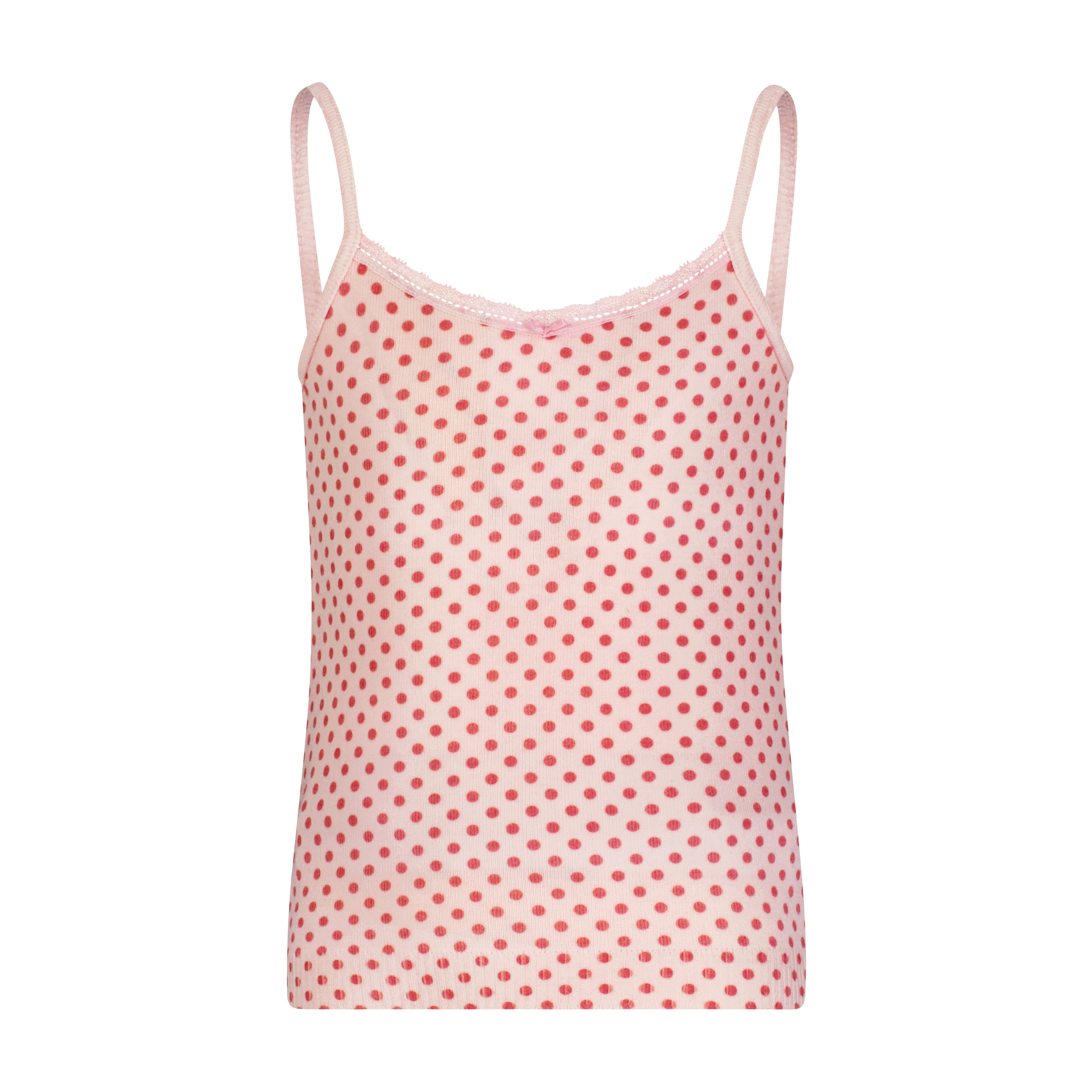 Girls Set Cami & Short - Red Dot Print