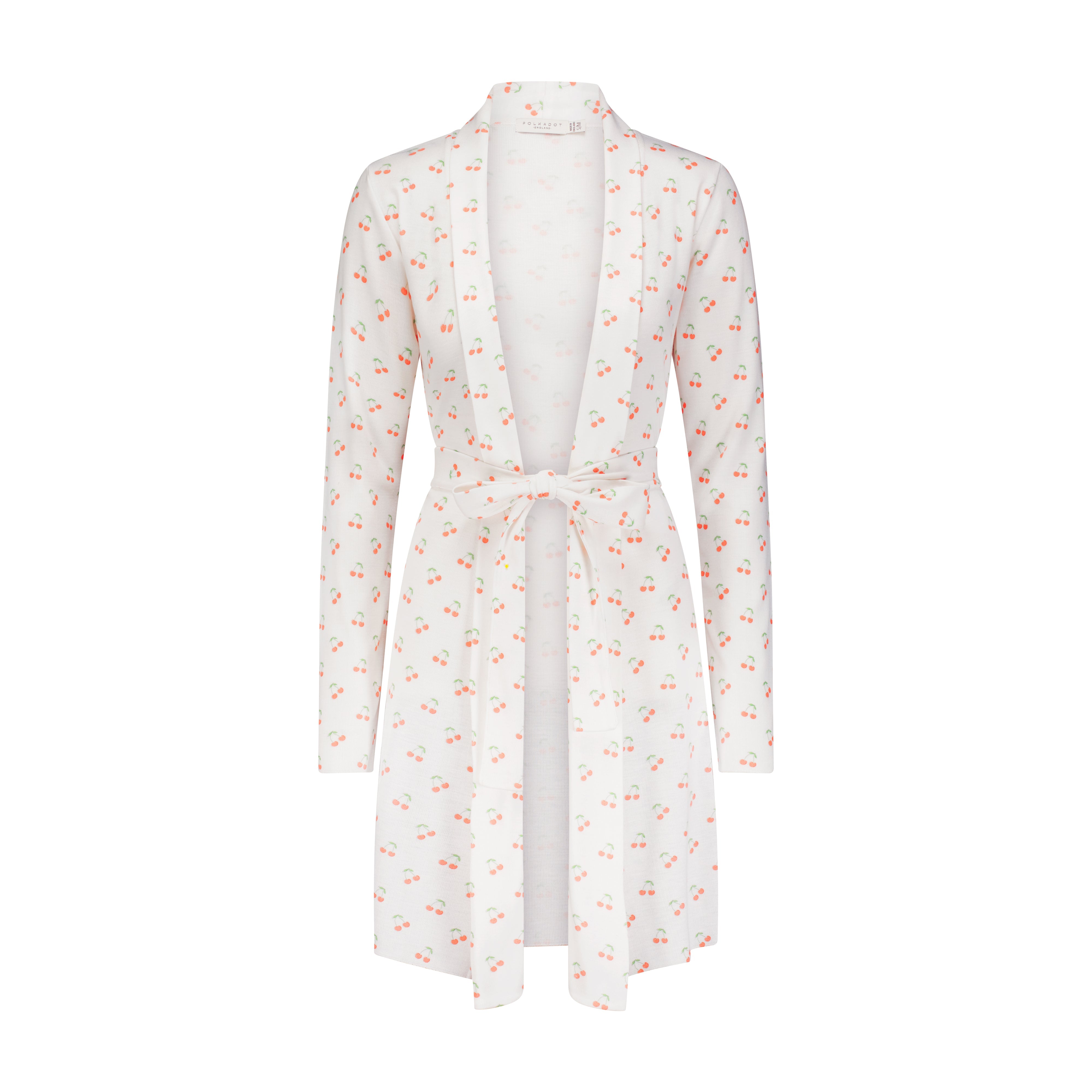 Cardigan Robe - Cherry Print