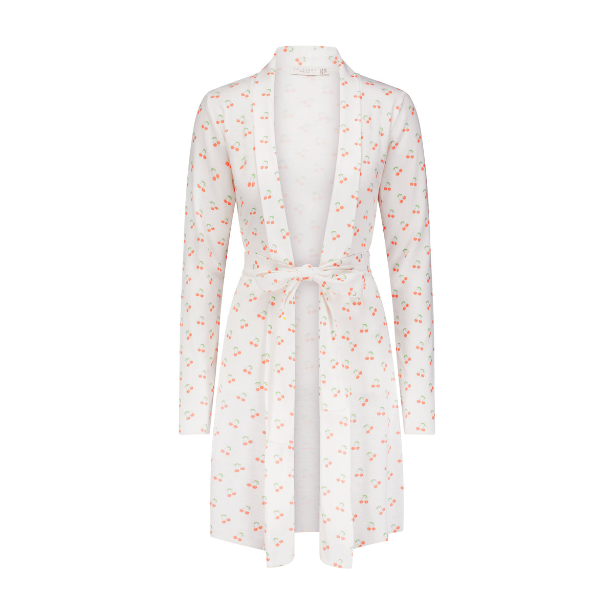Frankie Cardigan Robe - Cherry Print