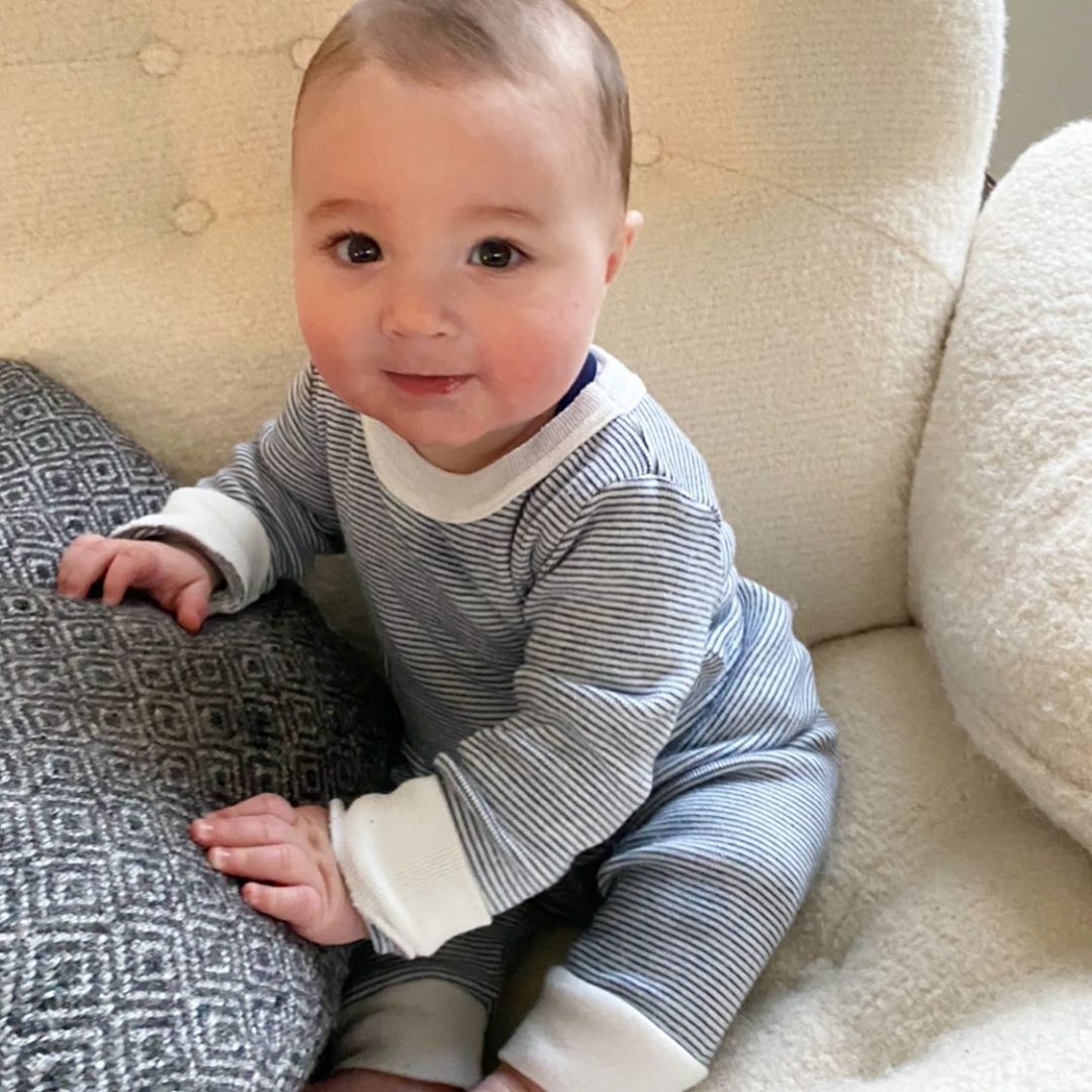 Boys & Baby Pant - Navy Skinny Stripe