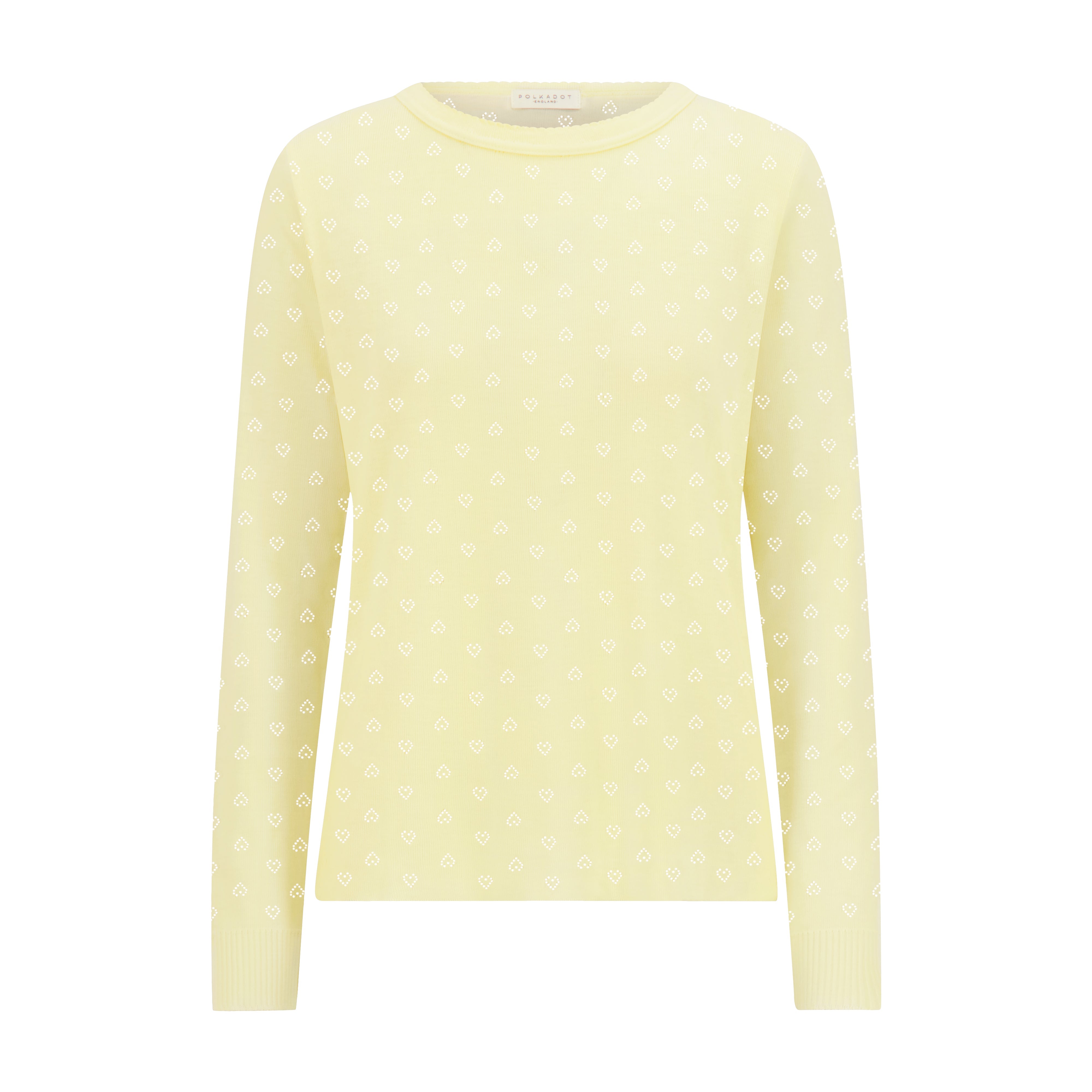 Rachel Slouchy - Lemon Hearts Pointelle