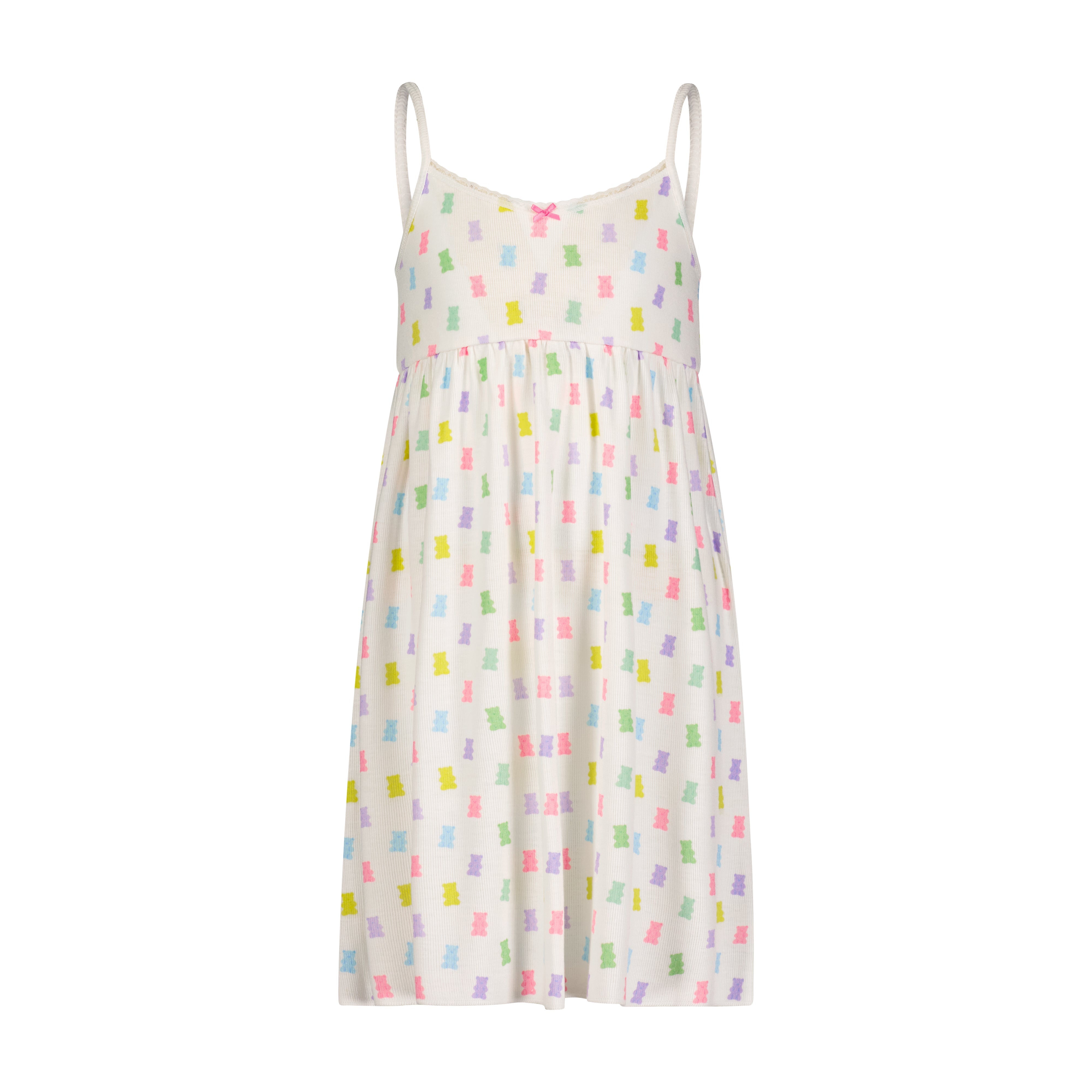 Girls Lee Babydoll Gown - Gummy Bear Print