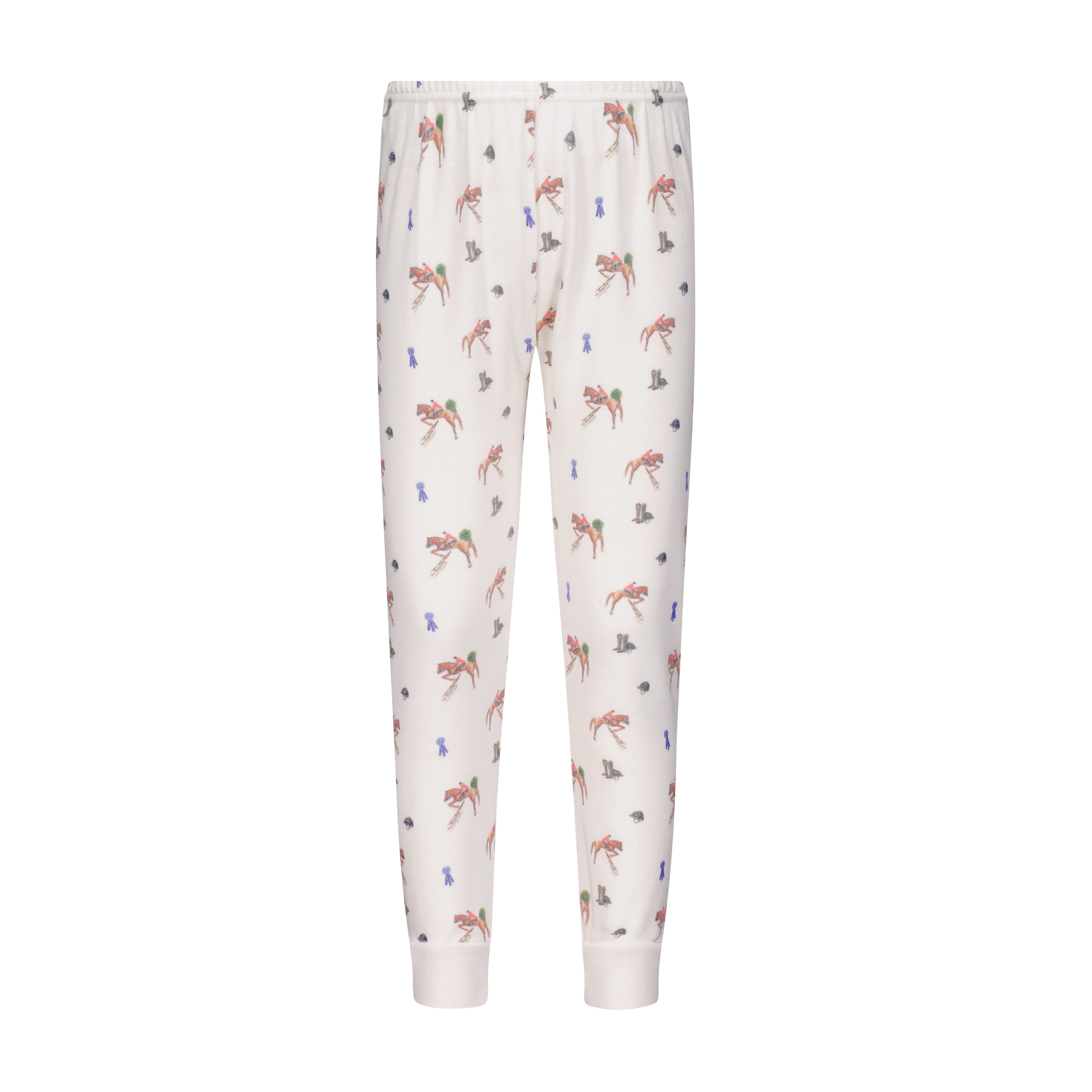 Boys Pant - Vintage Equestrian Print