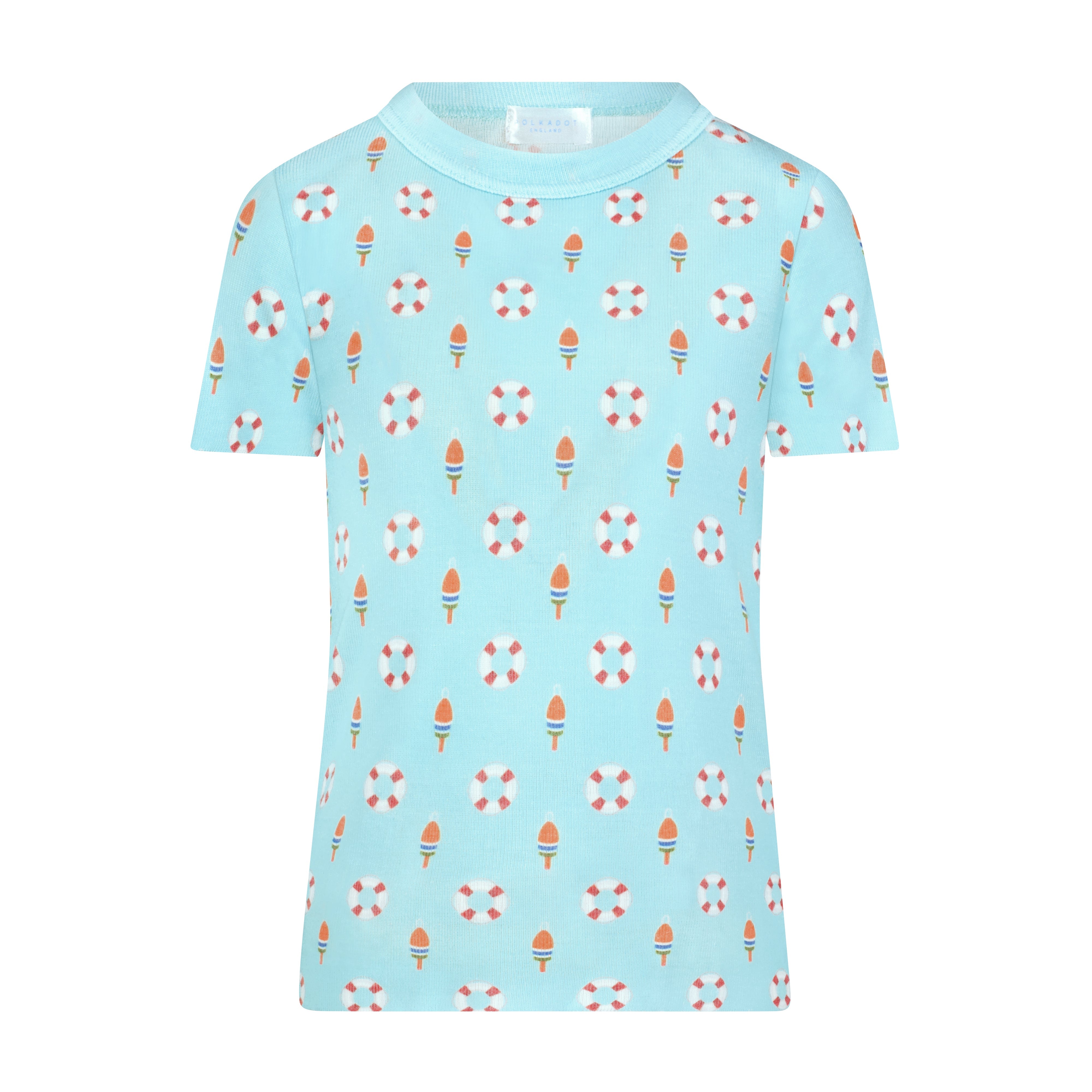 Boys Dean Set Crew Short Sleeve & Long Short - Buoy Print