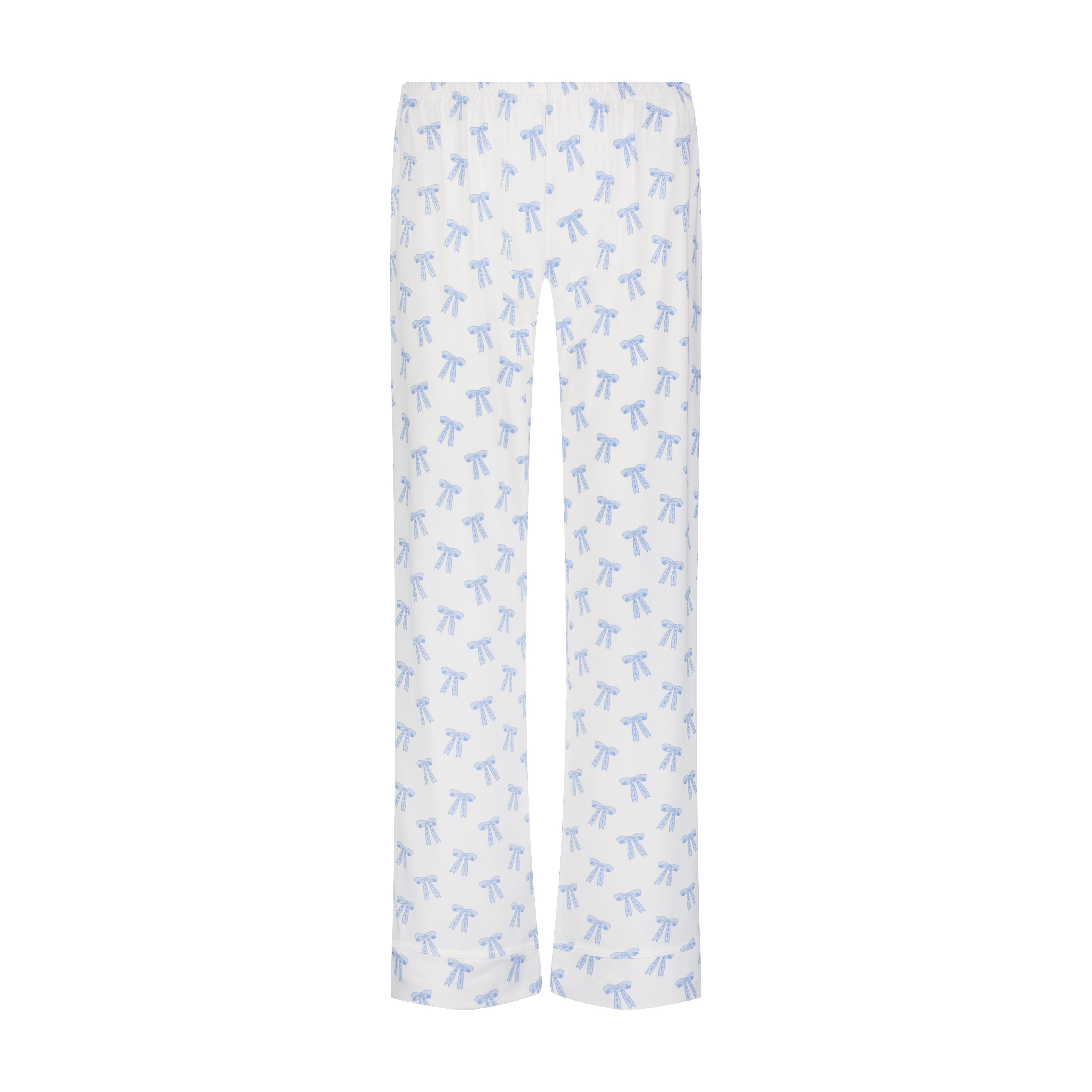 Charley Pajama Set - Blue Forever Love Bow Print