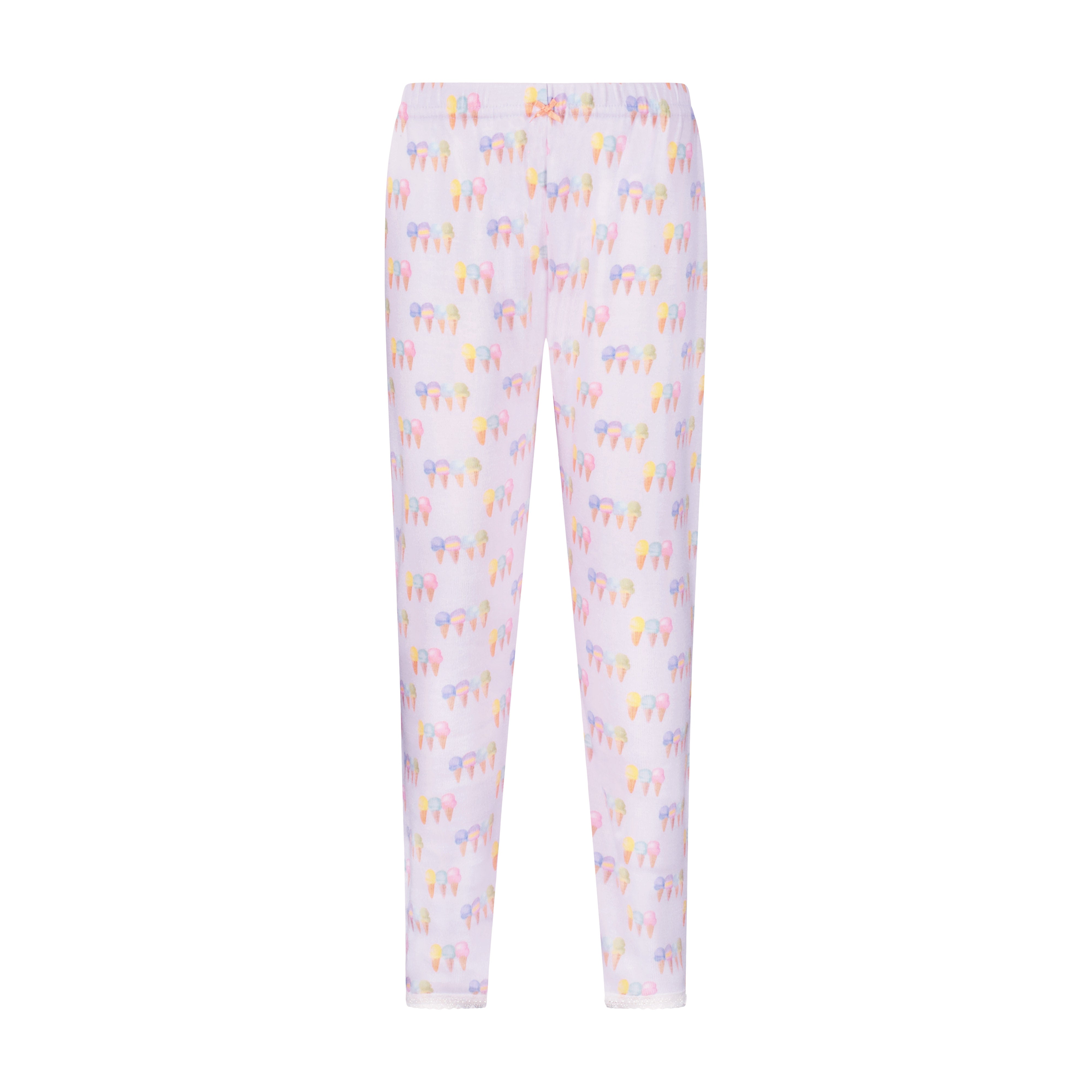 Girls & Baby Classic Set Crew LS & Pant - Ice Cream Print