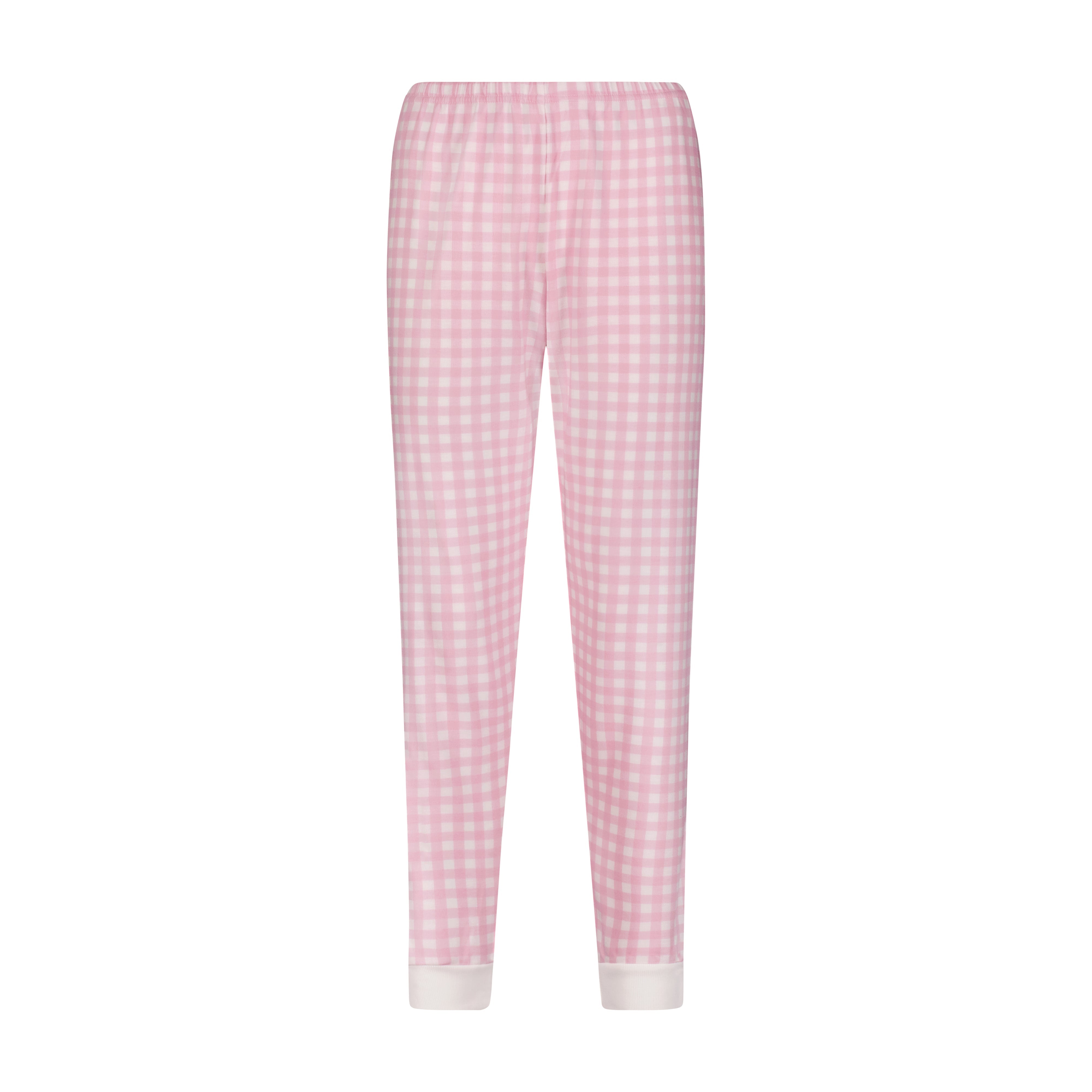 Sarah Jogger - Pink Large Gingham Print